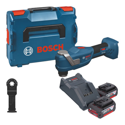 Bosch GOP 18V 30 Akku Multifunktionswerkzeug 18 V Starlock Plus Brushless 2x Akku 4 0 Ah Ladegeraet L Boxx 0 - toolbrothers