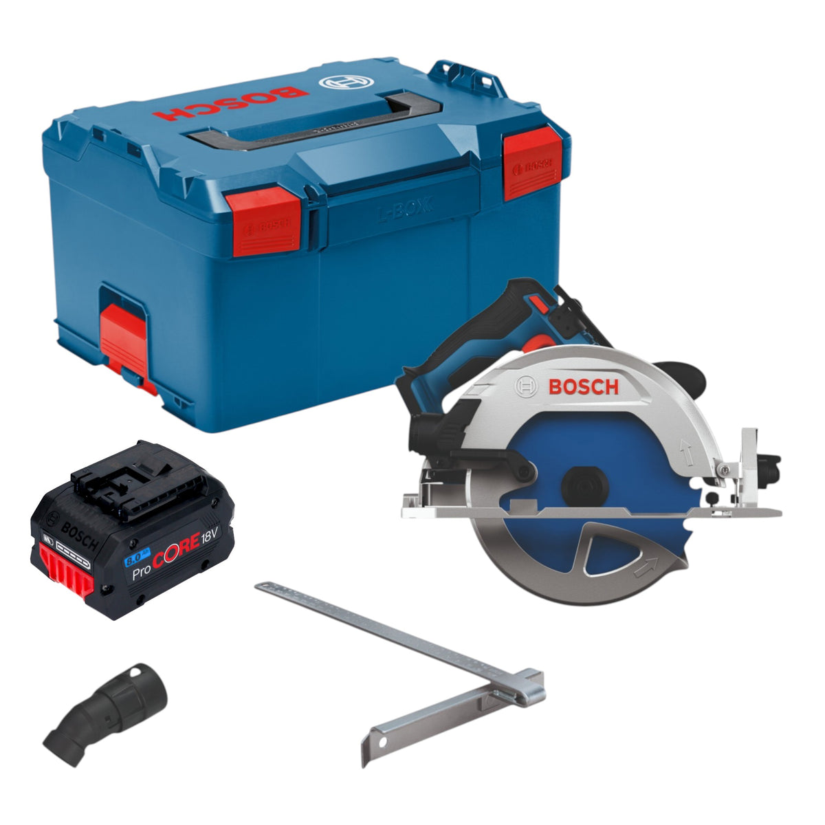 Bosch GKS 18V-68-2 Akku Kreissäge 18 V 190 mm Brushless + 1x ProCORE Akku 8,0 Ah + L-Boxx - ohne Ladegerät