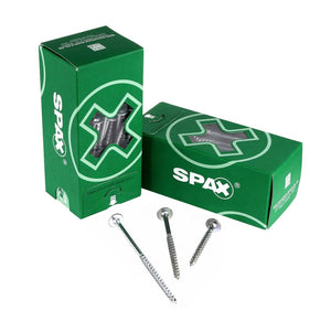 SPAX HI.FORCE Tellerkopfschraube 8,0 x 140 mm 250 Stk. ( 5x 0251010801405 ) Teilgewinde Torx T-STAR plus T40 4CUT WIROX