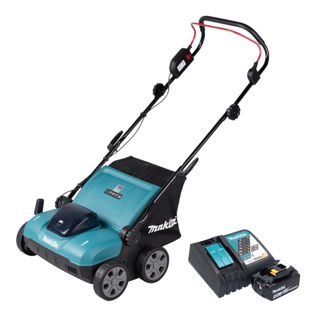 Makita DUV 320 RT Akku Vertikutierer 18 V 32 cm 30 l Brushless 1x Akku 5 0 Ah Ladegeraet 0 - toolbrothers
