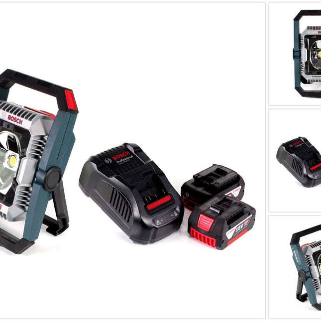 Bosch GLI 18V-2200 C Akku Lampe 18V 2200lm Bluetooth ( 0601446501 ) + 2x 4,0 Ah Akku + Ladegerät - Toolbrothers