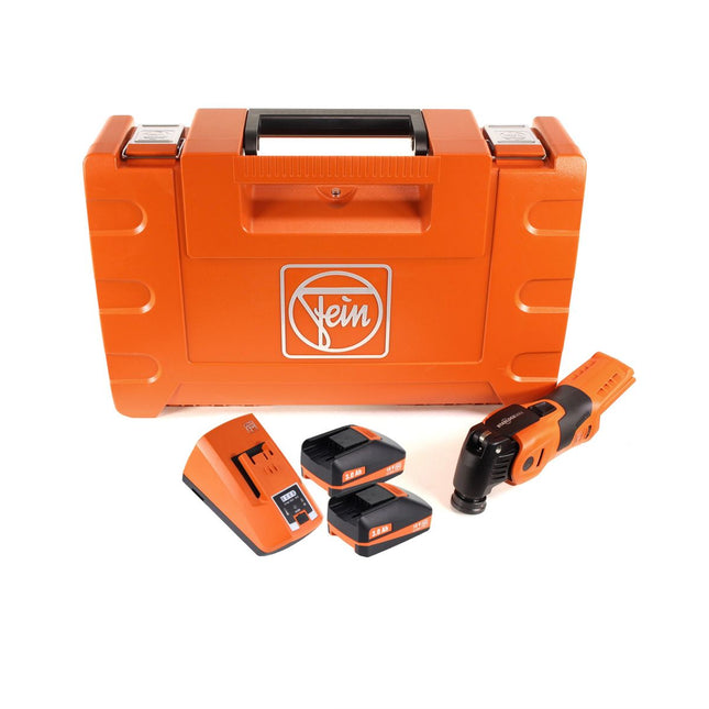 FEIN AFSC 18 QSL Akku SuperCut Oszillierer 18V SLM ( 71292760000 ) Set im Koffer mit 2x 3,0 Ah Akku und Lader - Toolbrothers