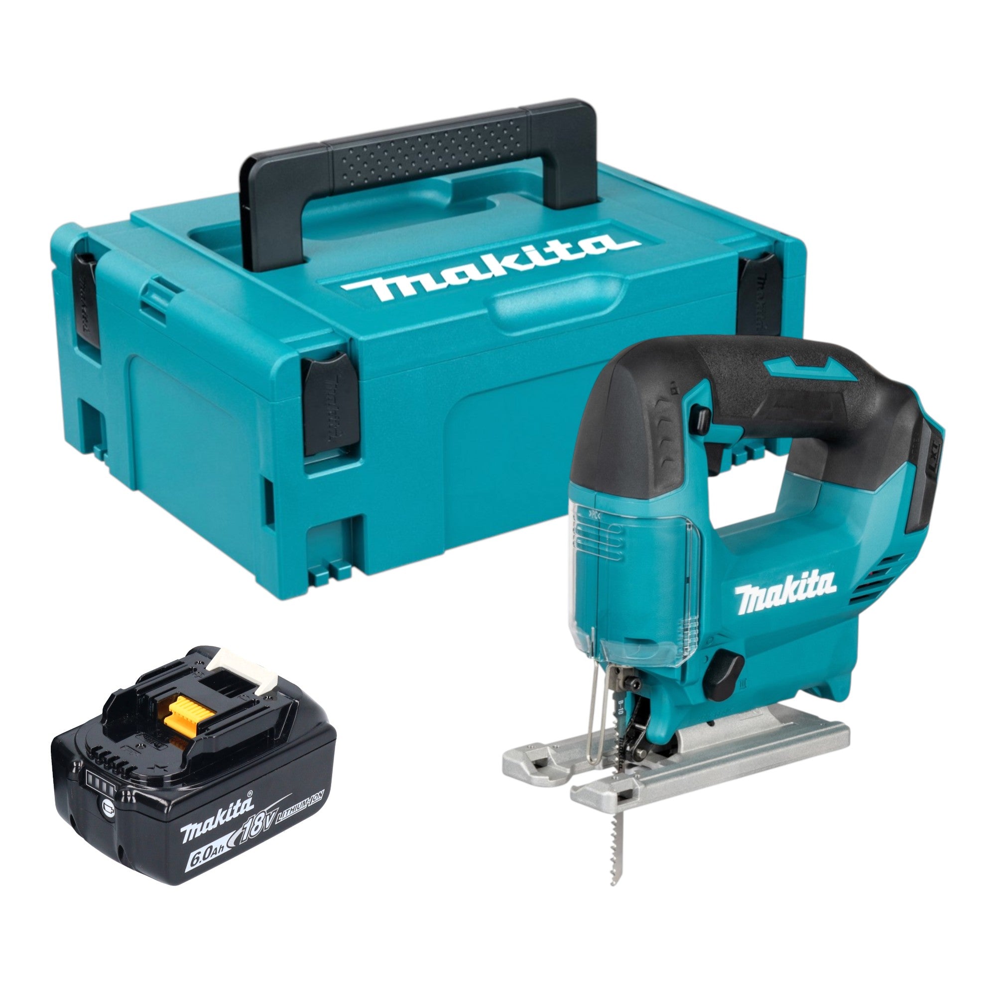 Makita DJV 186 G1J Akku Pendelhubstichsaege 18 V 1x Akku 6 0 Ah Makpac ohne Ladegeraet 0 - toolbrothers