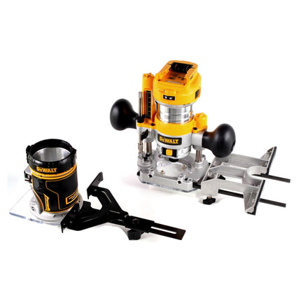 DeWalt DCW 604 D2 Akku Kombifräse 18V 55 mm + 2x Akkus 2,0 Ah + 1x Schnellladegerät + Fräser Set 12 tlg in TSTAK - Toolbrothers