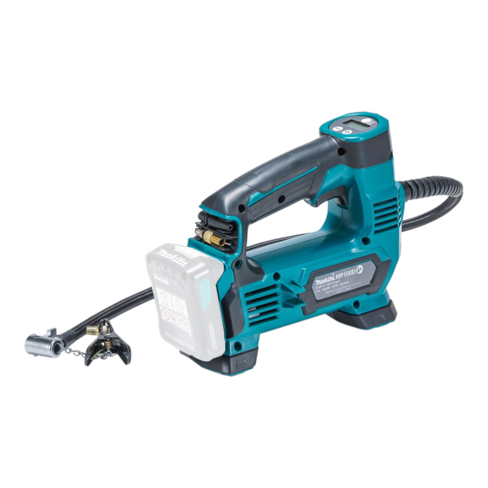 Makita MP 100 DSM Akku Kompressor 12 V max 8 3 bar 2x Akku 4 0 Ah Ladegeraet 3 - toolbrothers