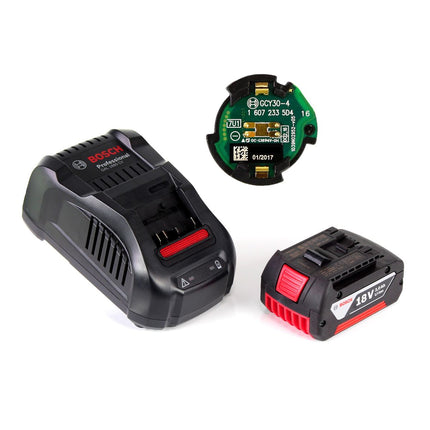 Bosch GWX 18V-10 C Akku Winkelschleifer 18V 125mm brushless X-LOCK + 1x Akku 3,0Ah + Ladegerät + Connectivity Modul + L-BOXX - Toolbrothers