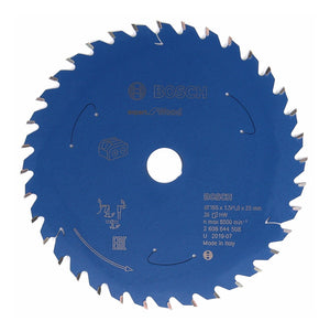 Bosch Kreissägeblatt Expert for Wood 165 x 1,0 x 20 mm 36 Zähne für Holz ( 2608644508 )