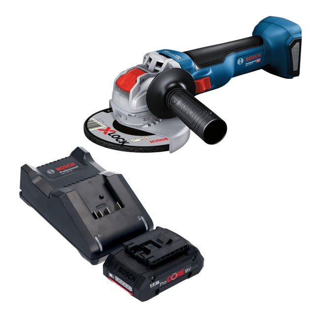 Bosch GWX 18V 10 Akku Winkelschleifer 18 V 125 mm Brushless 1x ProCORE Akku 4 0 Ah Ladegeraet 0 - toolbrothers