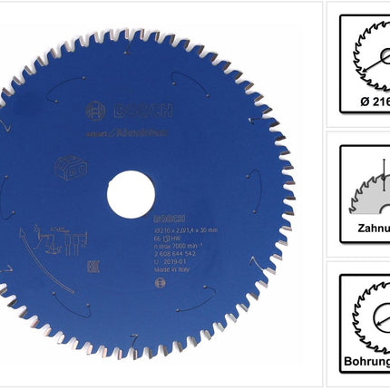 Bosch Kreissägeblatt Expert for Aluminium 210 x 1,4 x 30 mm 66 Zähne ( 2608644542 ) - Toolbrothers