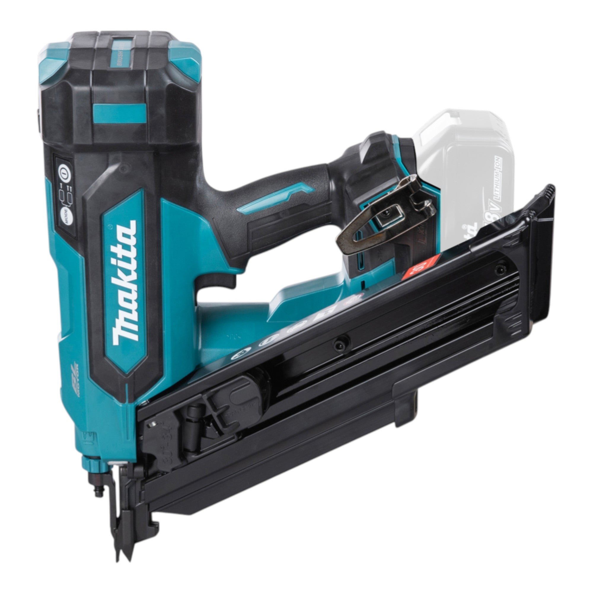 Makita DBN 900 T1K Akku Streifennagler 18 V 50 90 mm Brushless 1x Akku 5 0 Ah Koffer ohne Ladegeraet 1 - toolbrothers