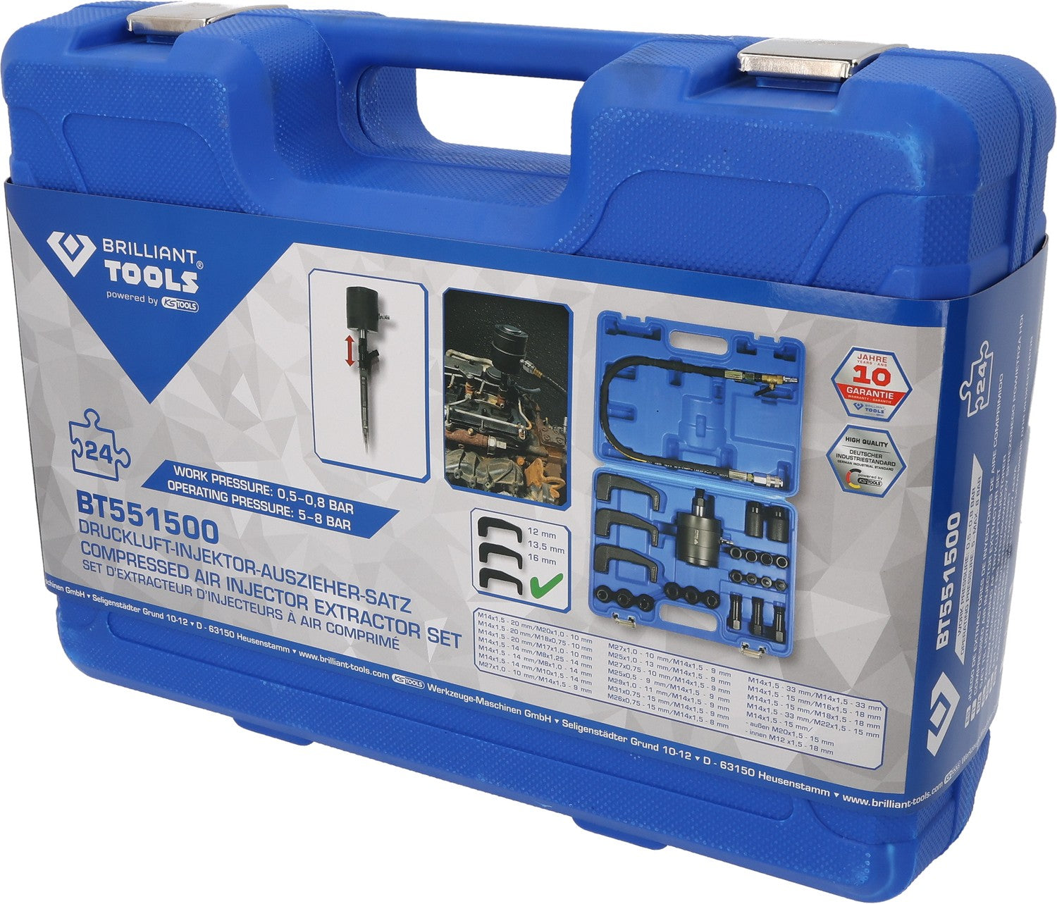 Brilliant Tools Druckluft Injektor Auszieher Satz 24 tlg BT551500  2 - toolbrothers