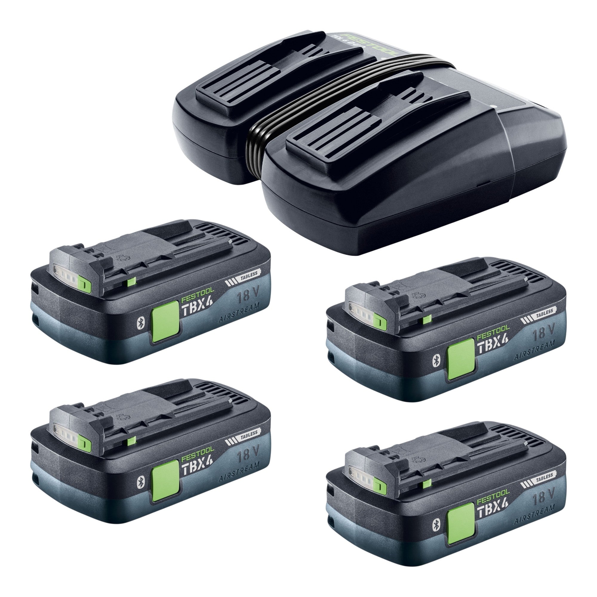Festool CTLC SYS I Basic Akku Absaugmobil 36 V 2x 18 V Staubklasse L 4x Akku 4 0 Ah Doppelladegeraet Systainer 3 - toolbrothers