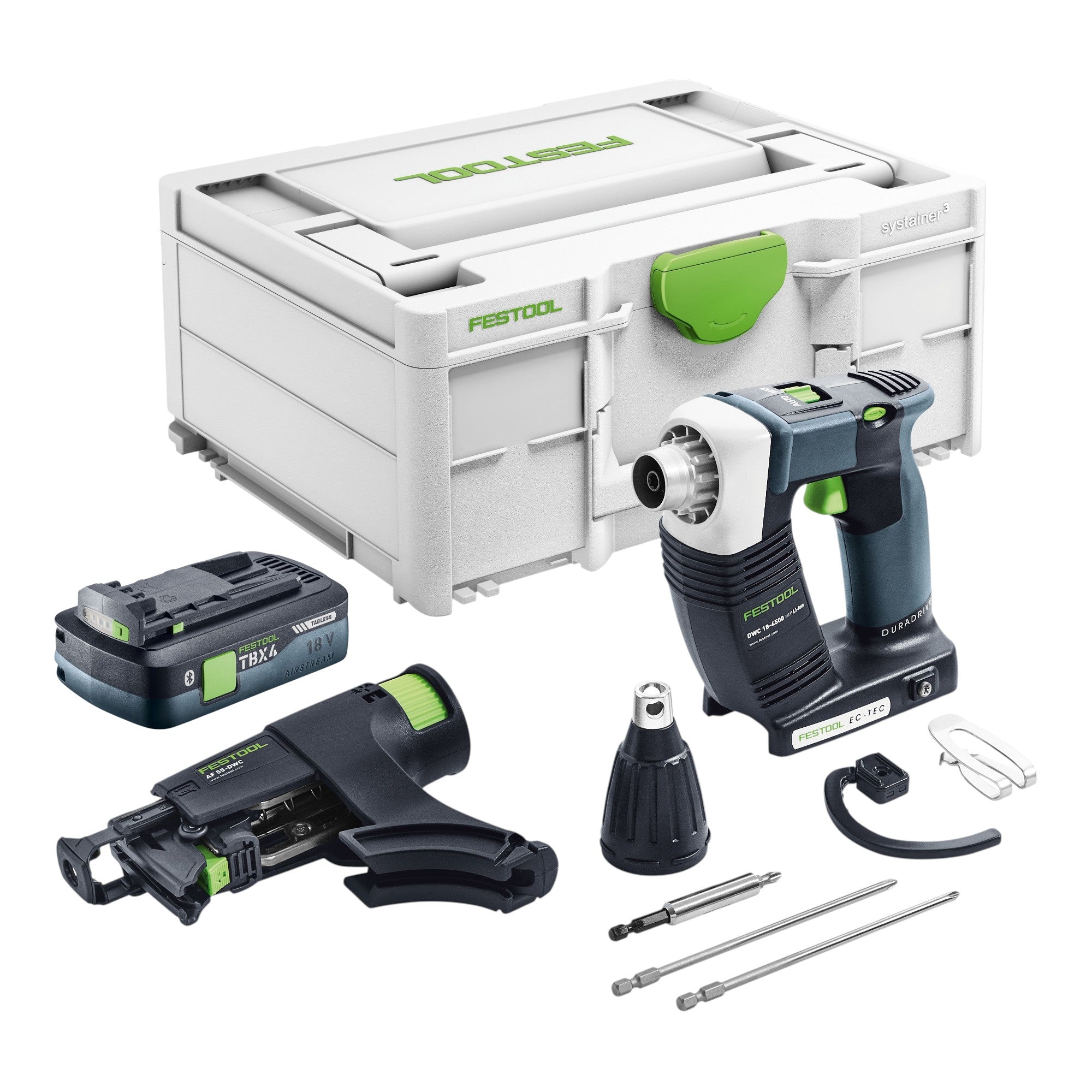 Festool DWC 18 4500 Basic Akku Bauschrauber 18 V 14 Nm Brushless 1x Akku 4 0 Ah Systainer ohne Ladegeraet 0 - toolbrothers