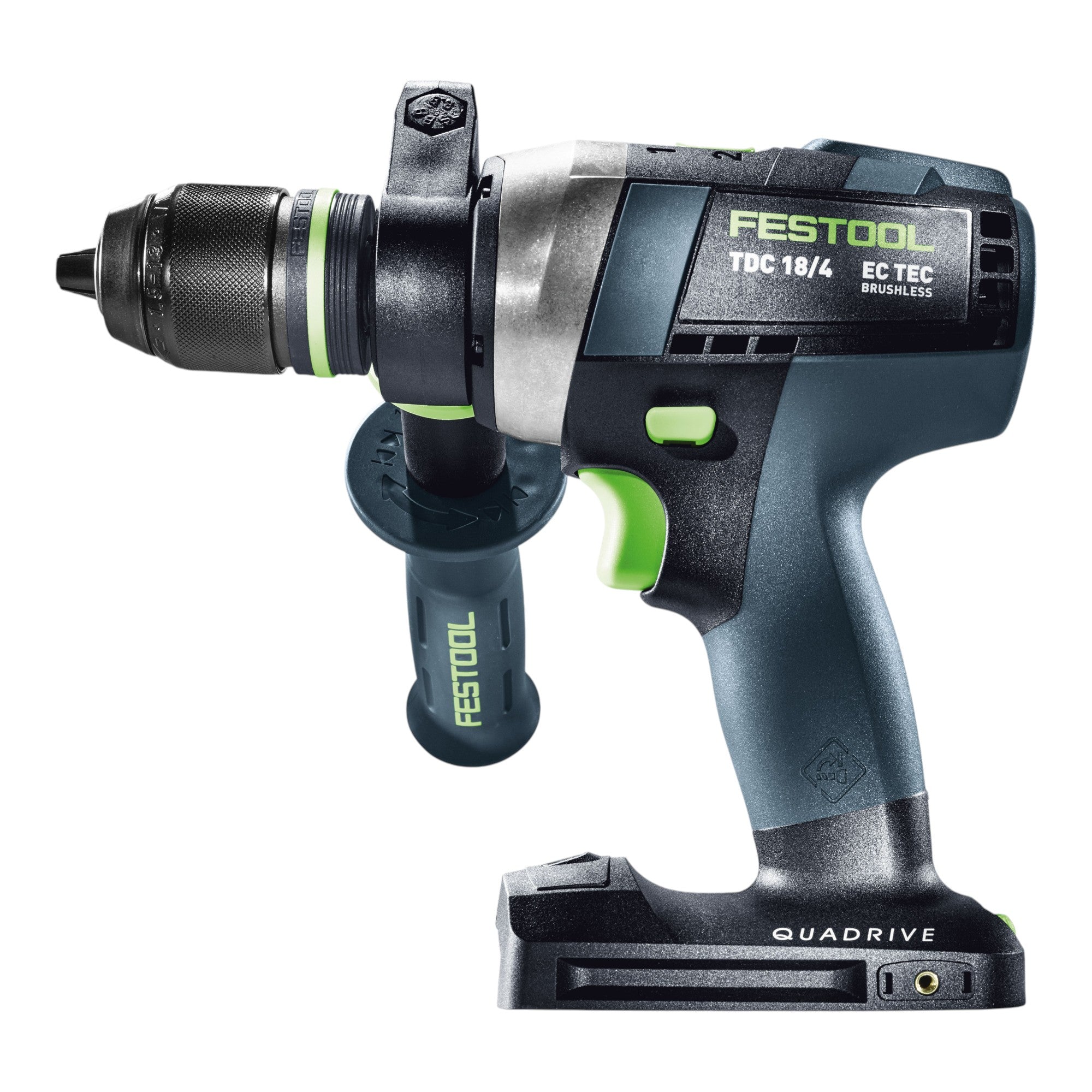 Festool TDC 18 4 Basic Akku Bohrschrauber 18 V 75 Nm Brushless 2x Akku 4 0 Ah Schnellladegeraet Systainer 4 - toolbrothers