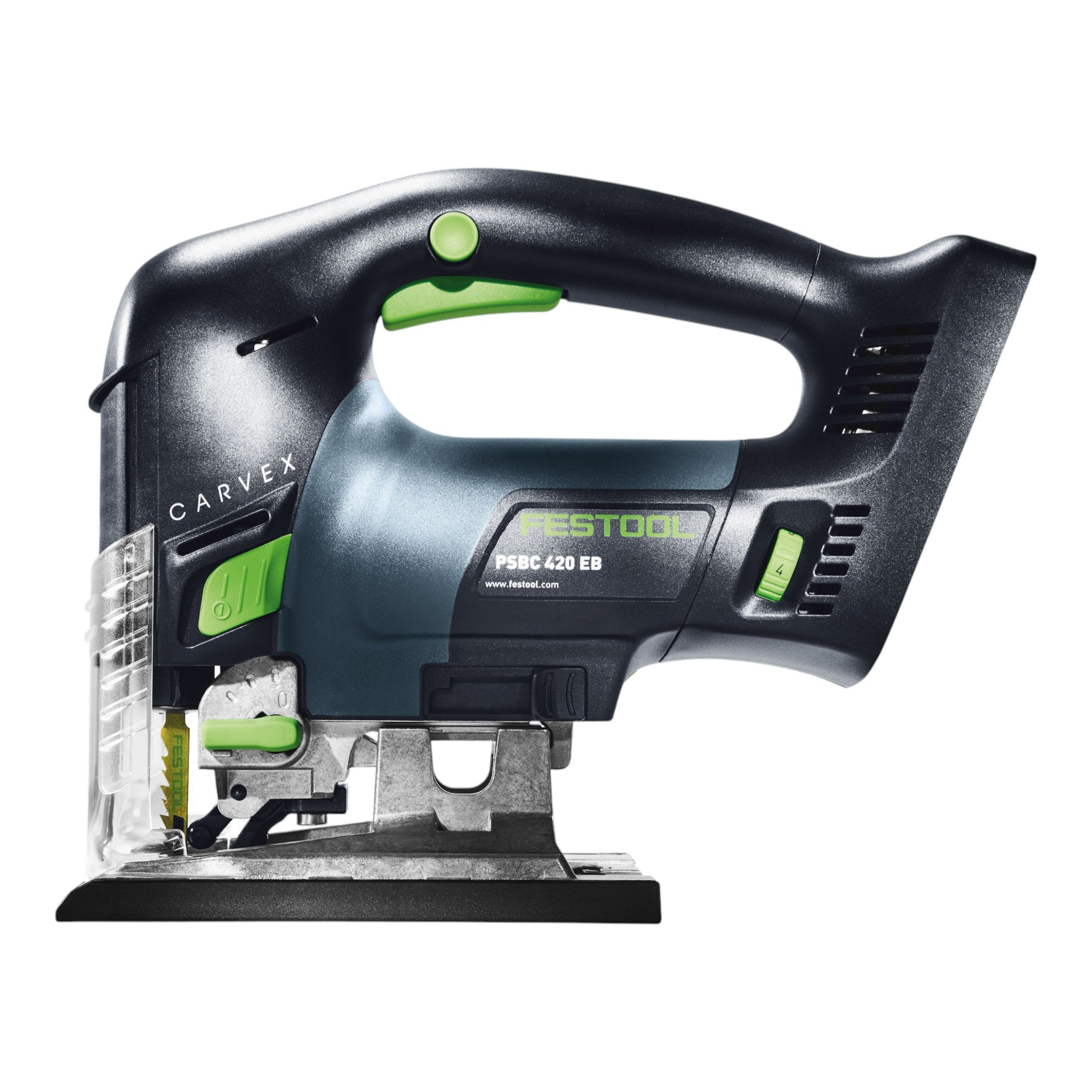 Festool PSBC 420 EB Basic Akku Pendelstichsaege 18 V 120 mm Brushless 1x Akku 4 0 Ah Schnellladegeraet Systainer 4 - toolbrothers