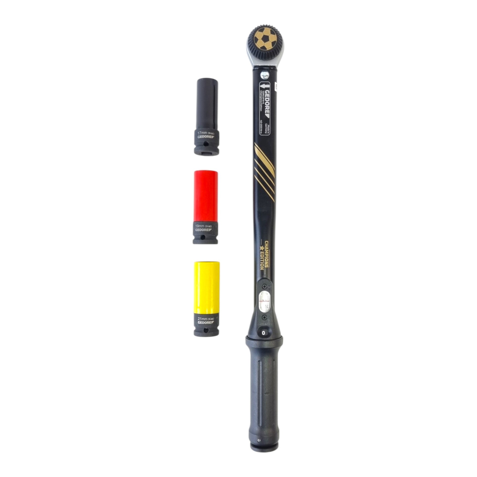 Gedore TORCOFIX K 1 2 40 200 Nm Champions Edition Drehmomentschluessel 3549984 3x Kraftschraubereinsatz 0 - toolbrothers