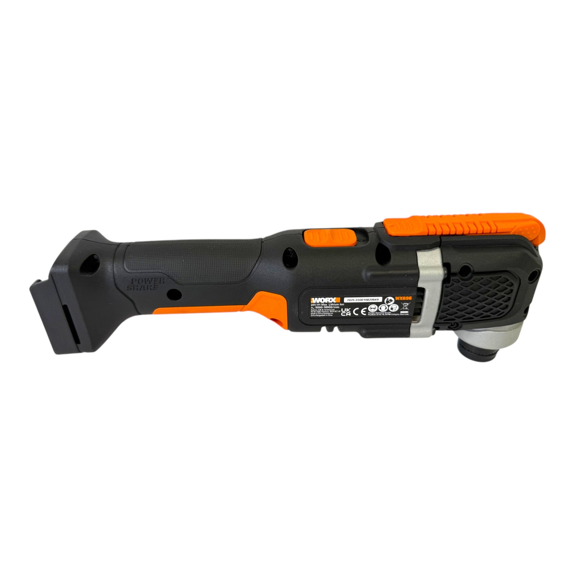 Worx WX696 9 Akku Multifunktionswerkzeug 20 V ohne Akku ohne Ladegeraet 3 - toolbrothers