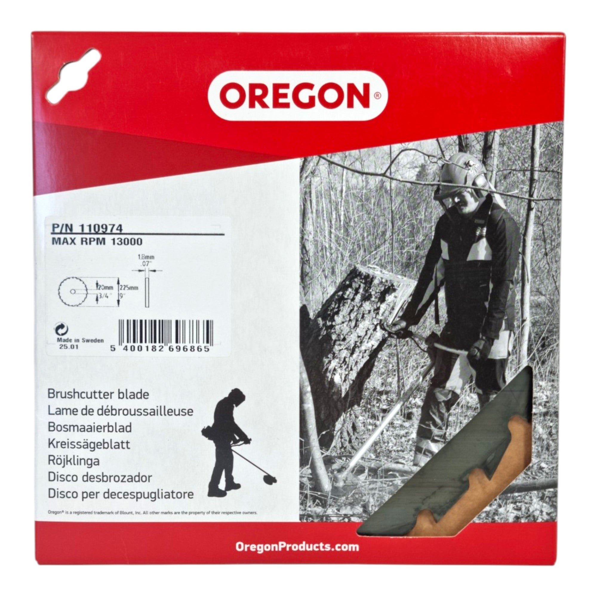 Oregon Freischneideblatt Maxi 225 x 20 mm 110974  1 - toolbrothers