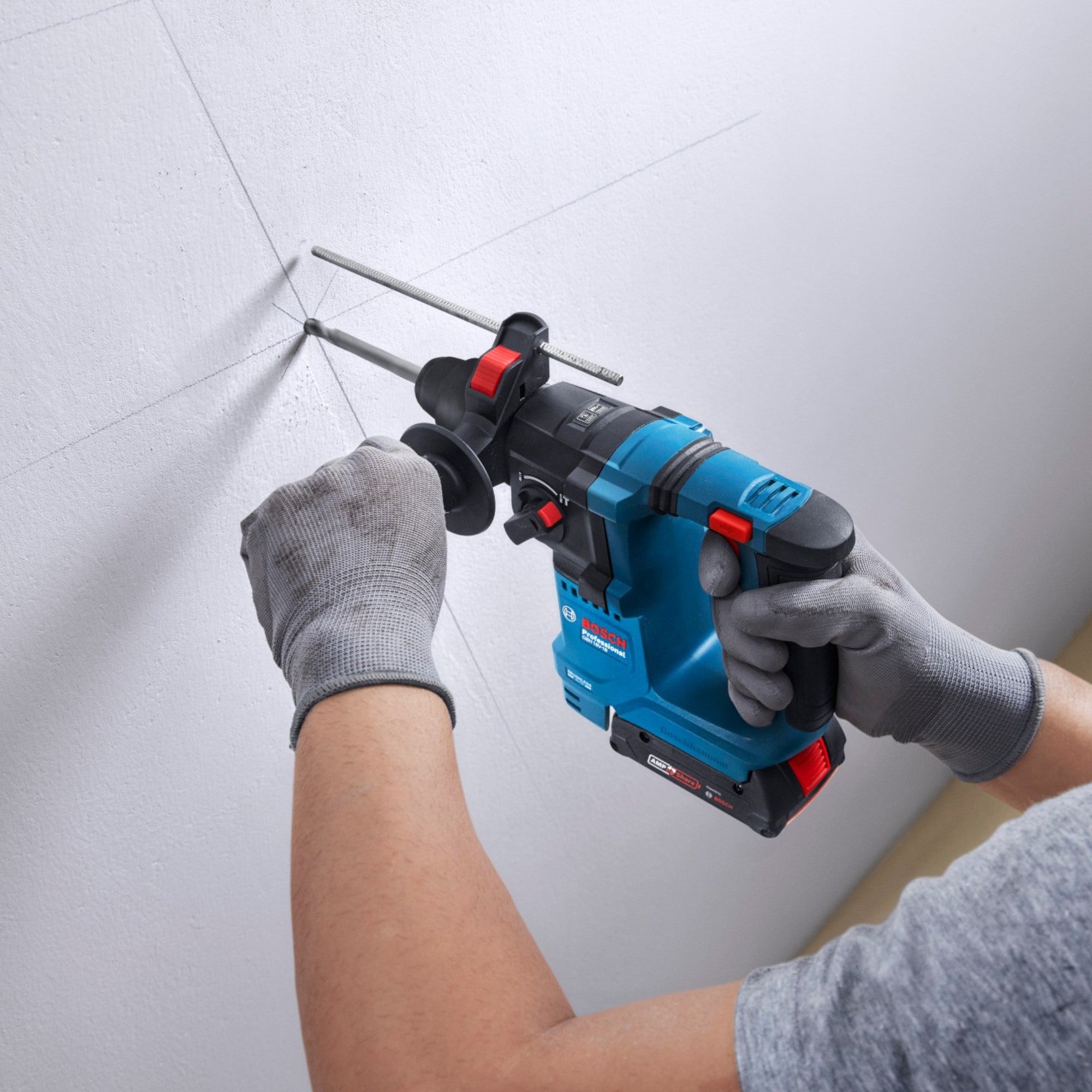 Bosch GBH 18V 18 Professional Akku Bohrhammer 18 V 1 5 J SDS plus Brushless 2x Akku 4 0 Ah Ladegeraet 4 - toolbrothers
