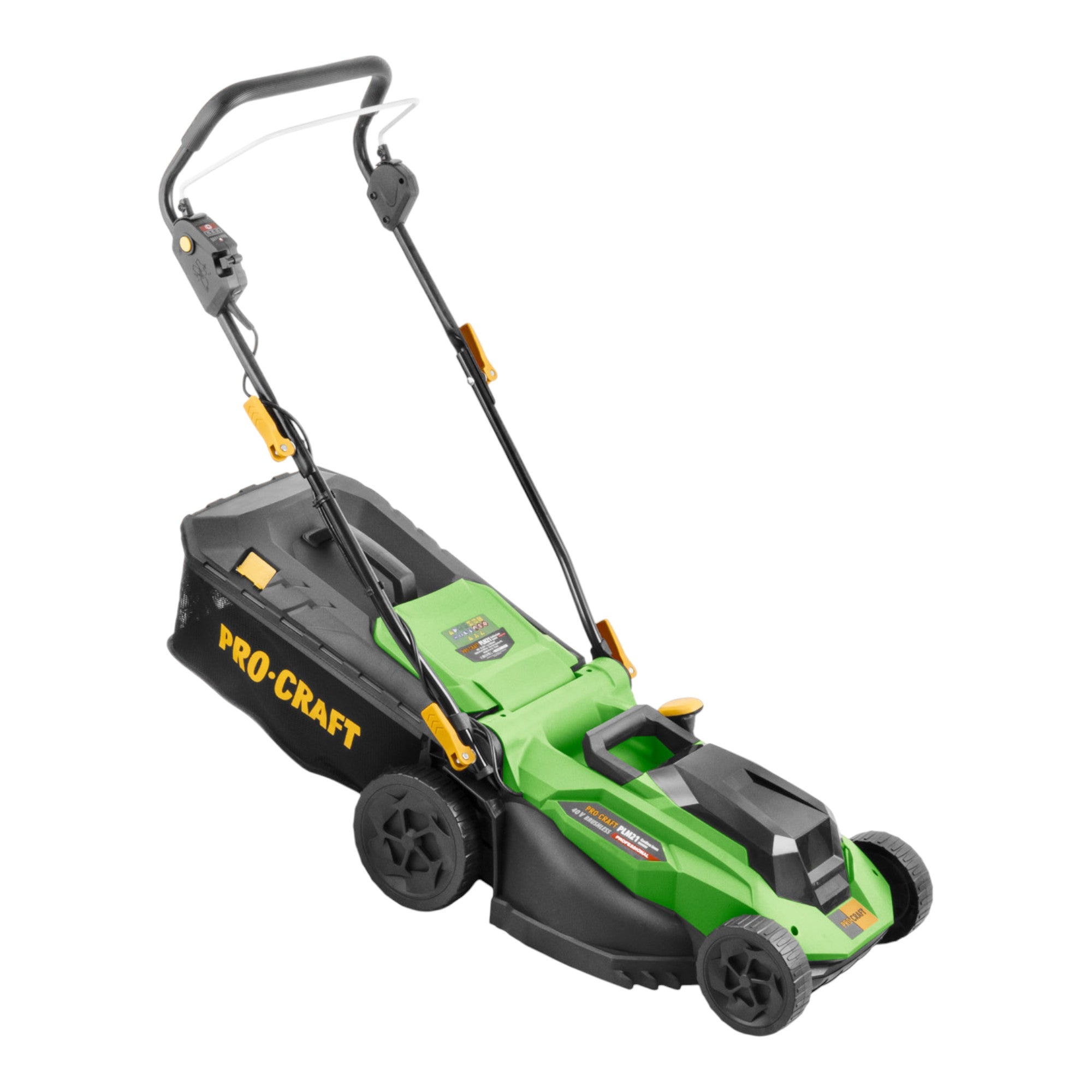 Procraft PLM21bb Akku Rasenmaeher 40 V 2x 20 V 380 mm Brushless 2x Akku 4 0 Ah Ladegeraet 3 - toolbrothers