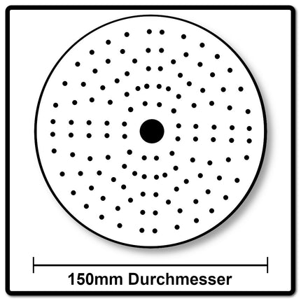 Mirka IRIDIUM Schleifscheiben Grip 150mm K120, 100Stk. ( 246CH09912 ) - Toolbrothers