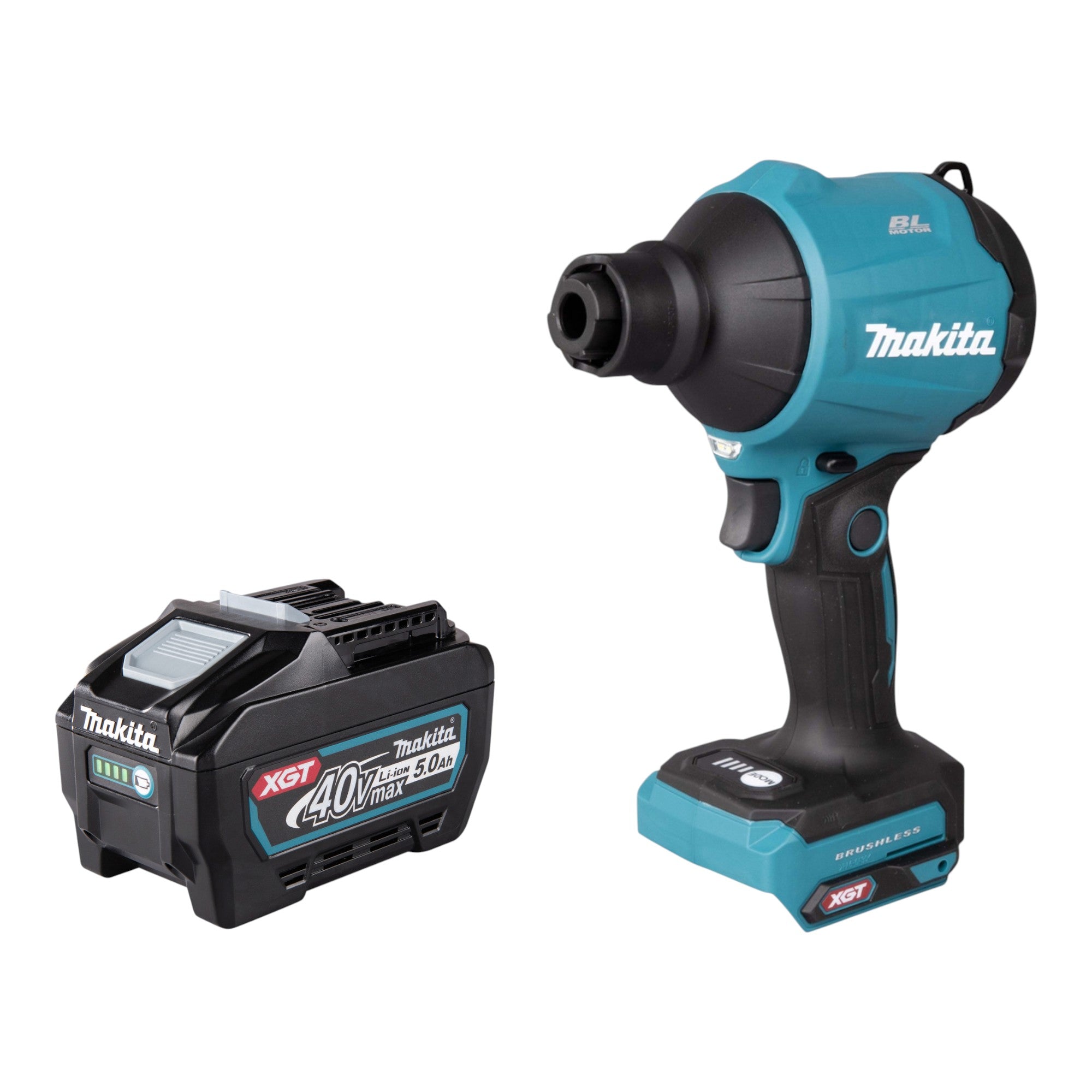 Makita AS 001 GT1 Akku Geblaese 40 V max Brushless 1x Akku 5 0 Ah ohne Ladegeraet 0 - toolbrothers