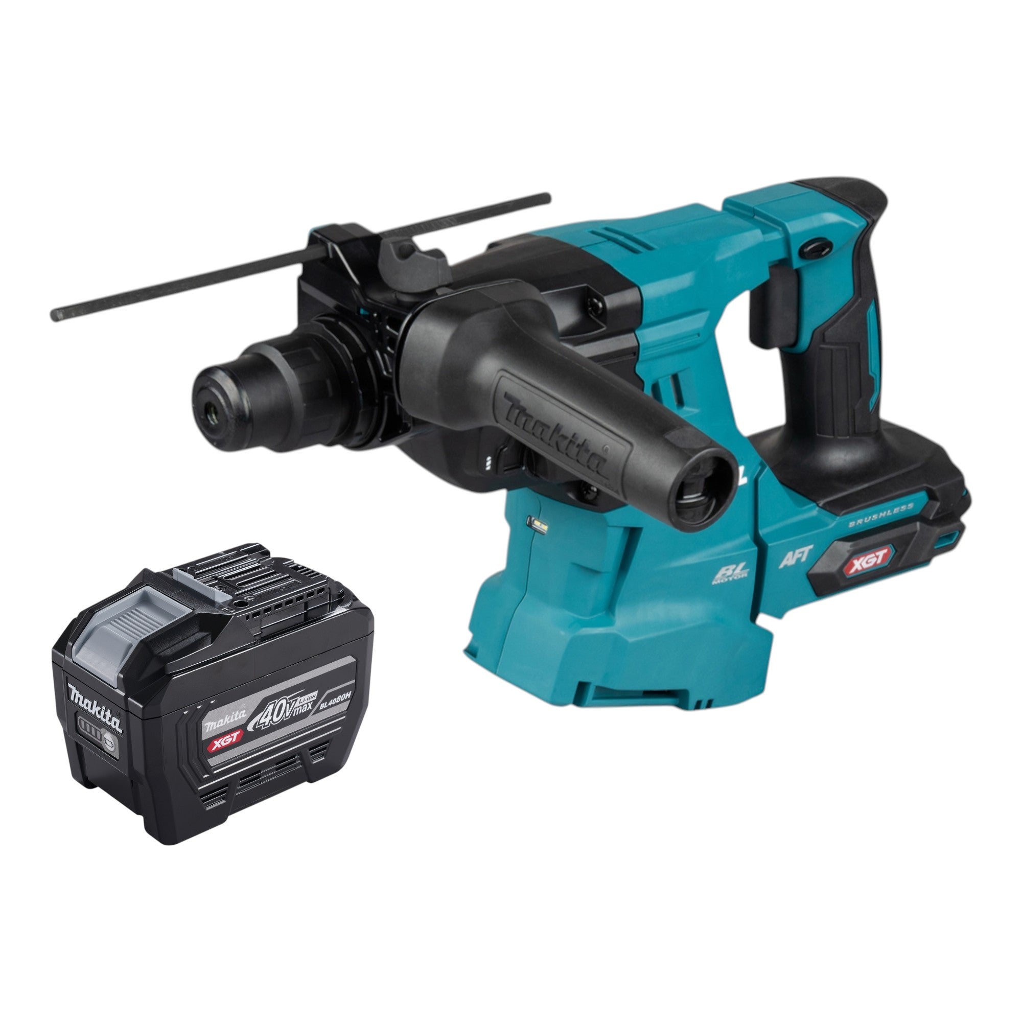 Makita HR 011 GE1 Akku Kombihammer 40 V max 3 3 J SDS plus Brushless 1x Akku 8 0 Ah ohne Ladegeraet 0 - toolbrothers