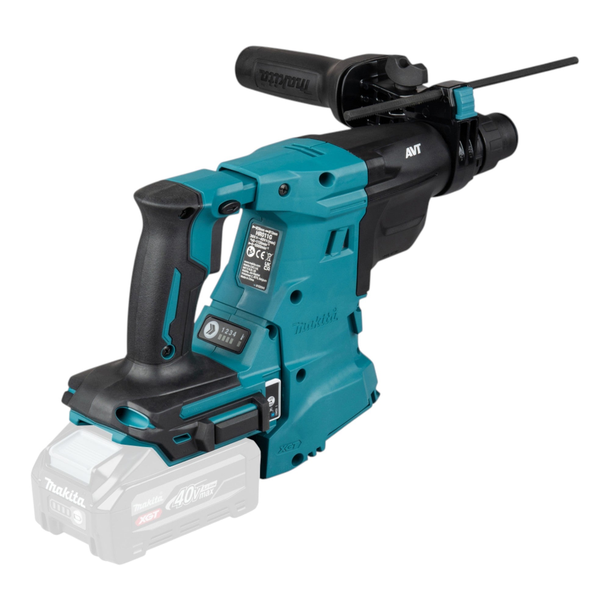 Makita HR 011 GE201 Akku Kombihammer 40 V max 3 3 J SDS plus Brushless 2x Akku 8 0 Ah Ladegeraet 3 - toolbrothers