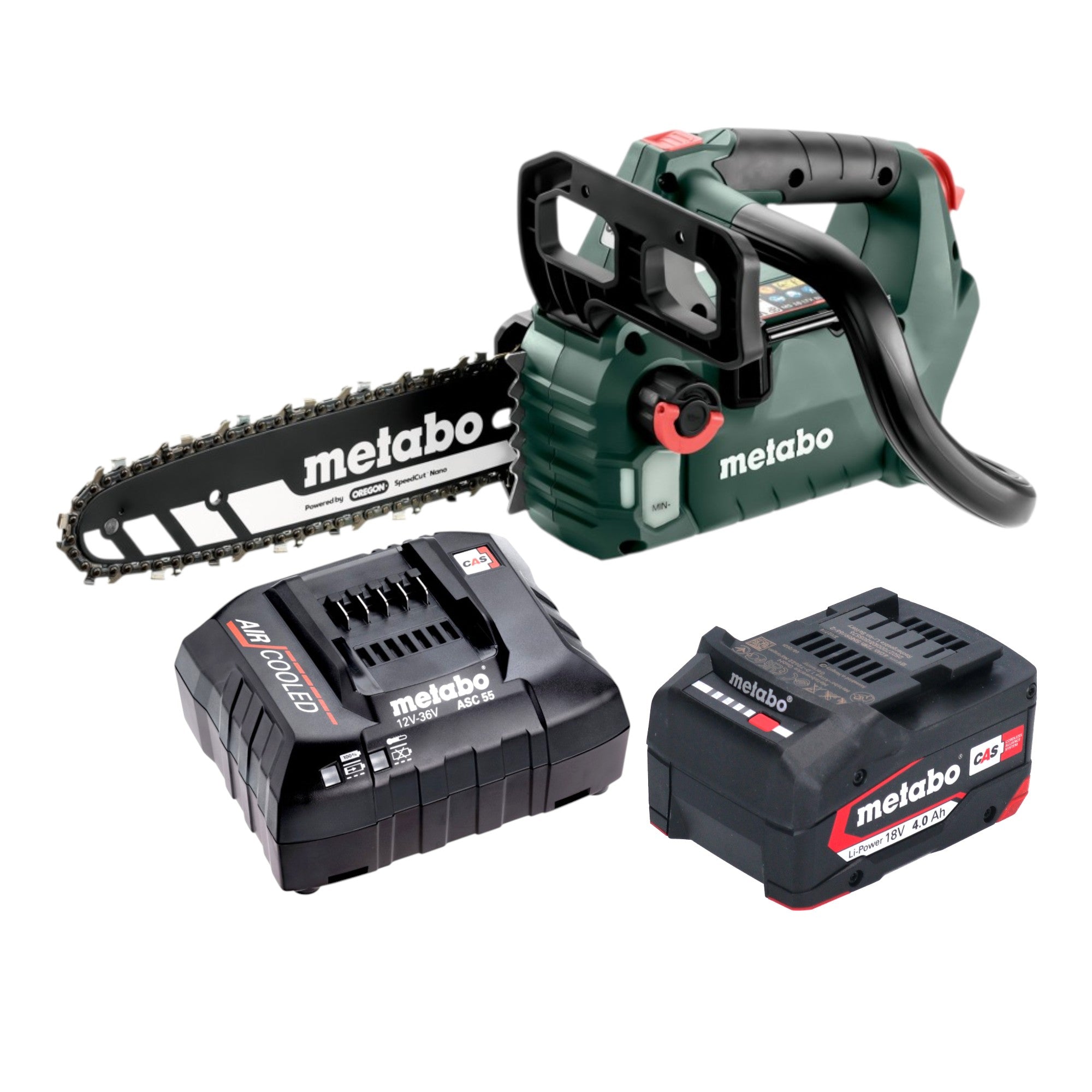 Metabo MS 18 LTX BL 25 Akku Kettensaege 18 V 25 cm Brushless 1x Akku 4 0 Ah Ladegeraet 0 - toolbrothers