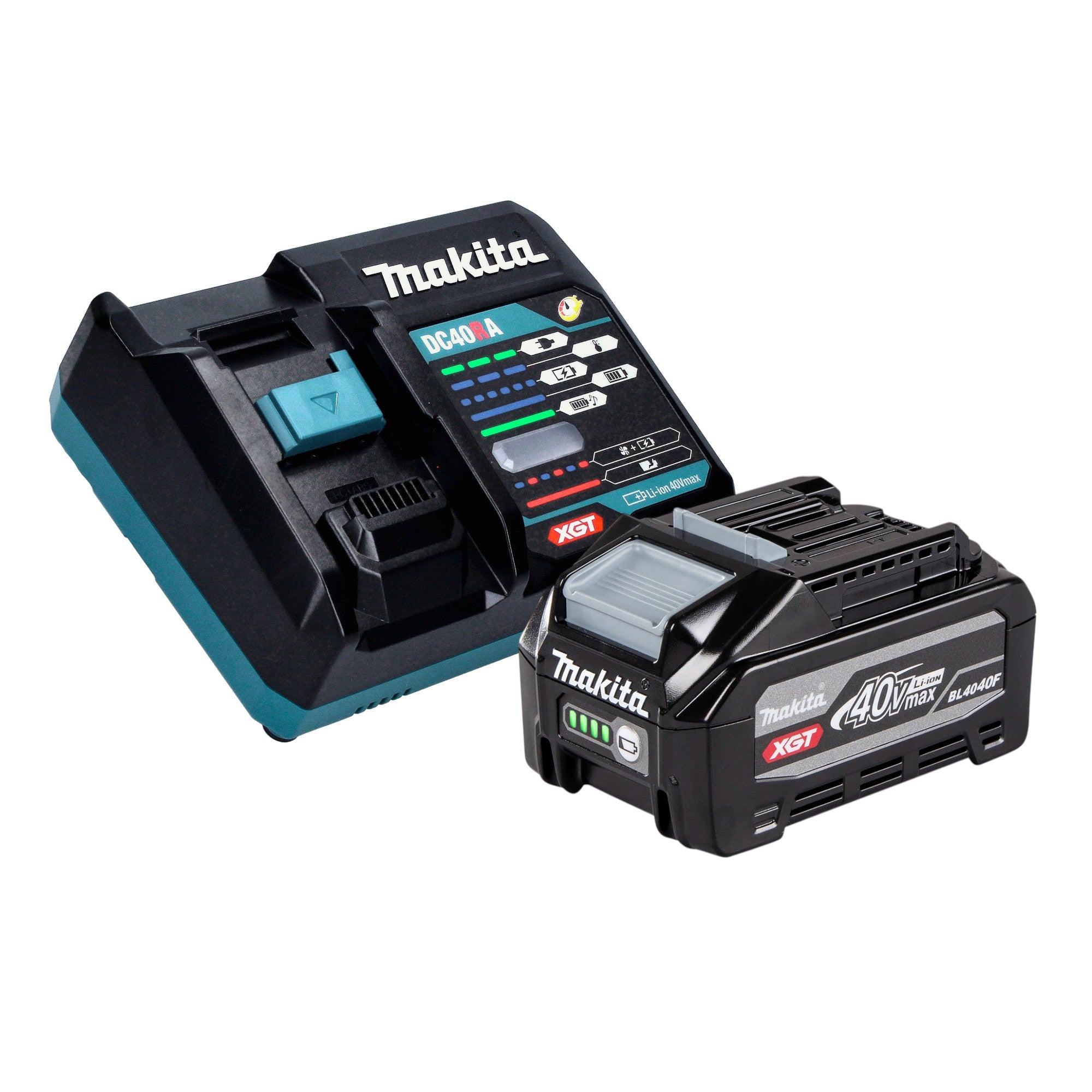 Makita Power Source Kit 1x BL 4040 F Akku 40 V max 4 0 Ah XGT 1910N6 8 DC 40 RA Ladegeraet 191E07 8  0 - toolbrothers
