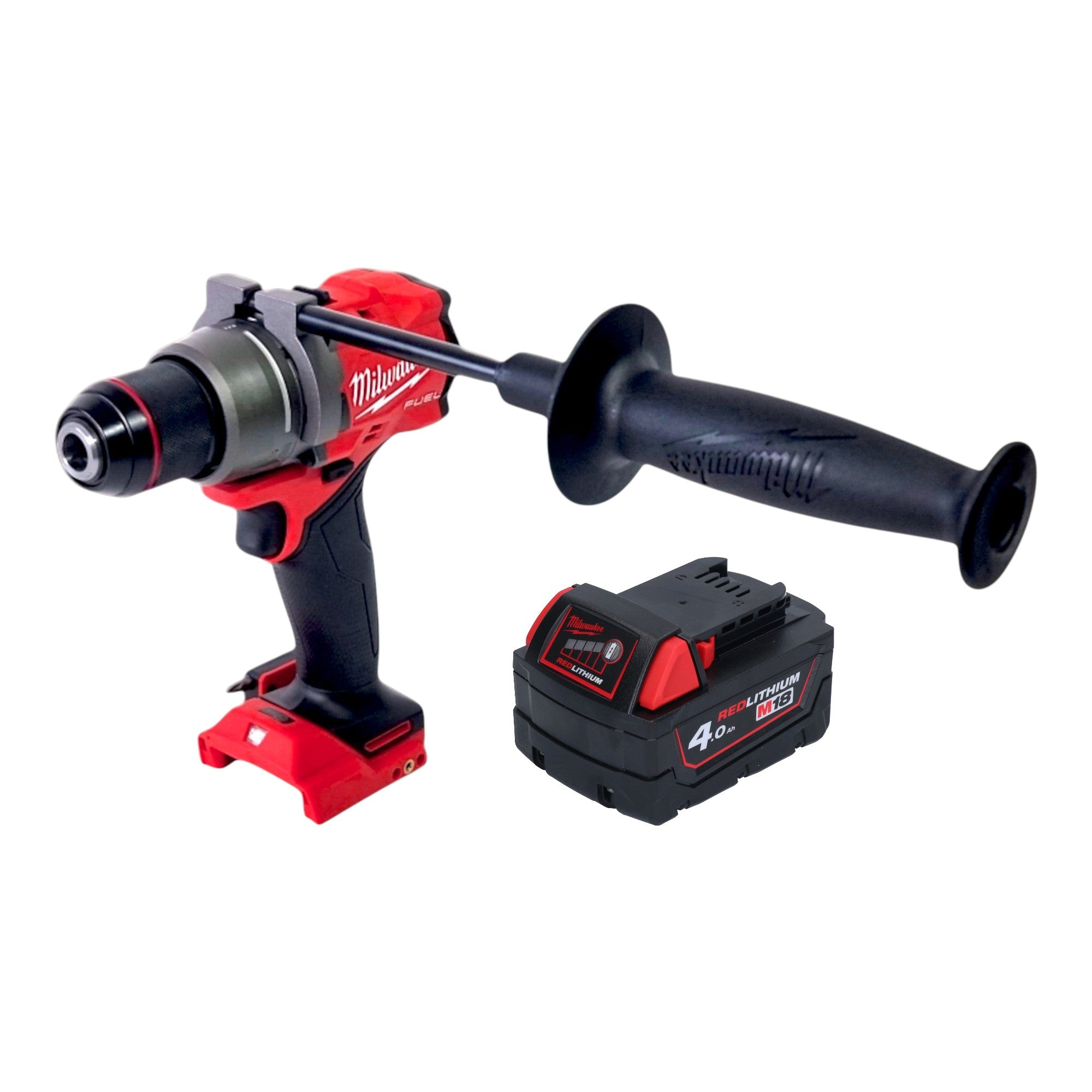 Milwaukee M18 FDD3 401 Akku Bohrschrauber 18 V 158 Nm Brushless 1x Akku 4 0 Ah ohne Ladegeraet 0 - toolbrothers