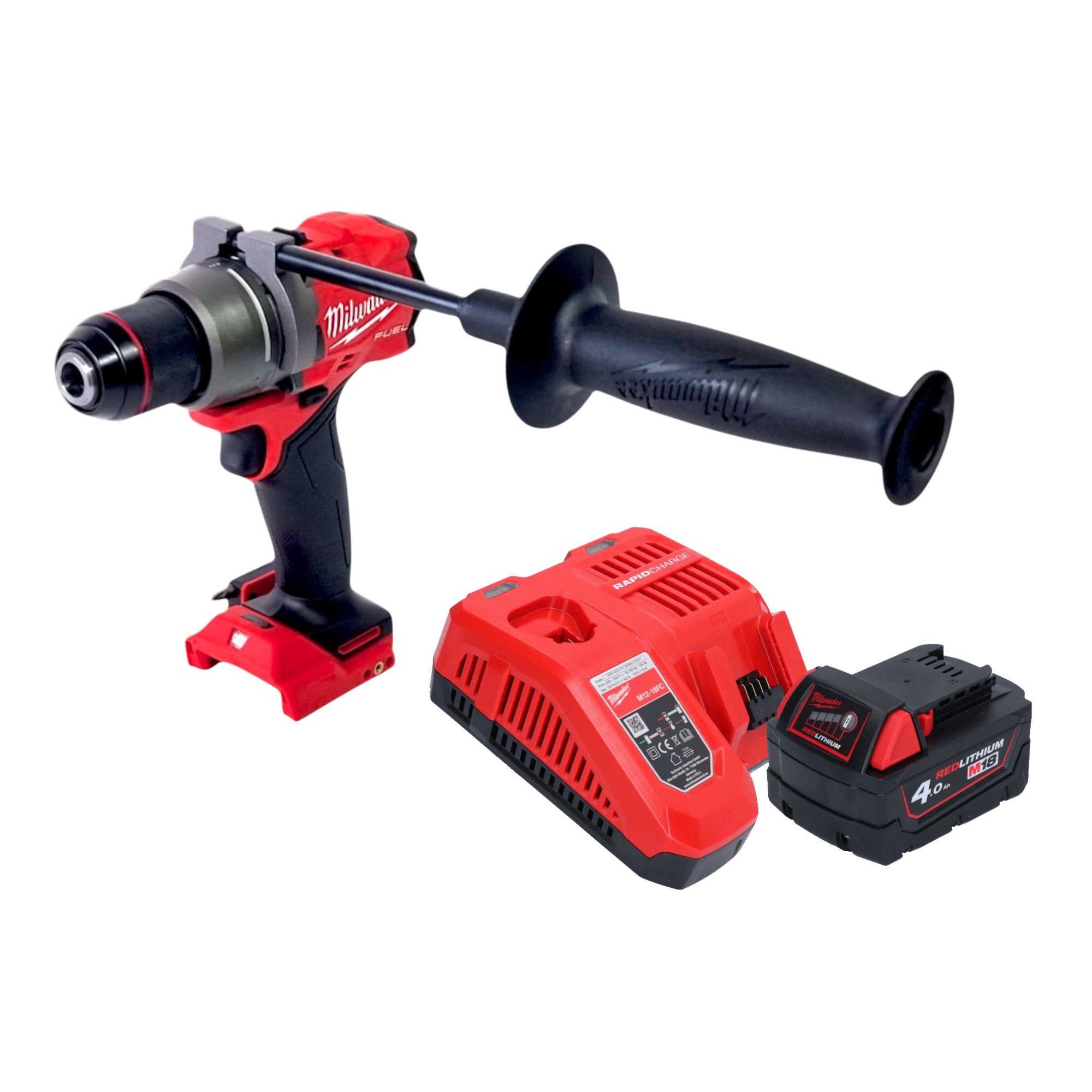 Milwaukee M18 FDD3 401 Akku Bohrschrauber 18 V 158 Nm Brushless 1x Akku 4 0 Ah Ladegeraet 0 - toolbrothers