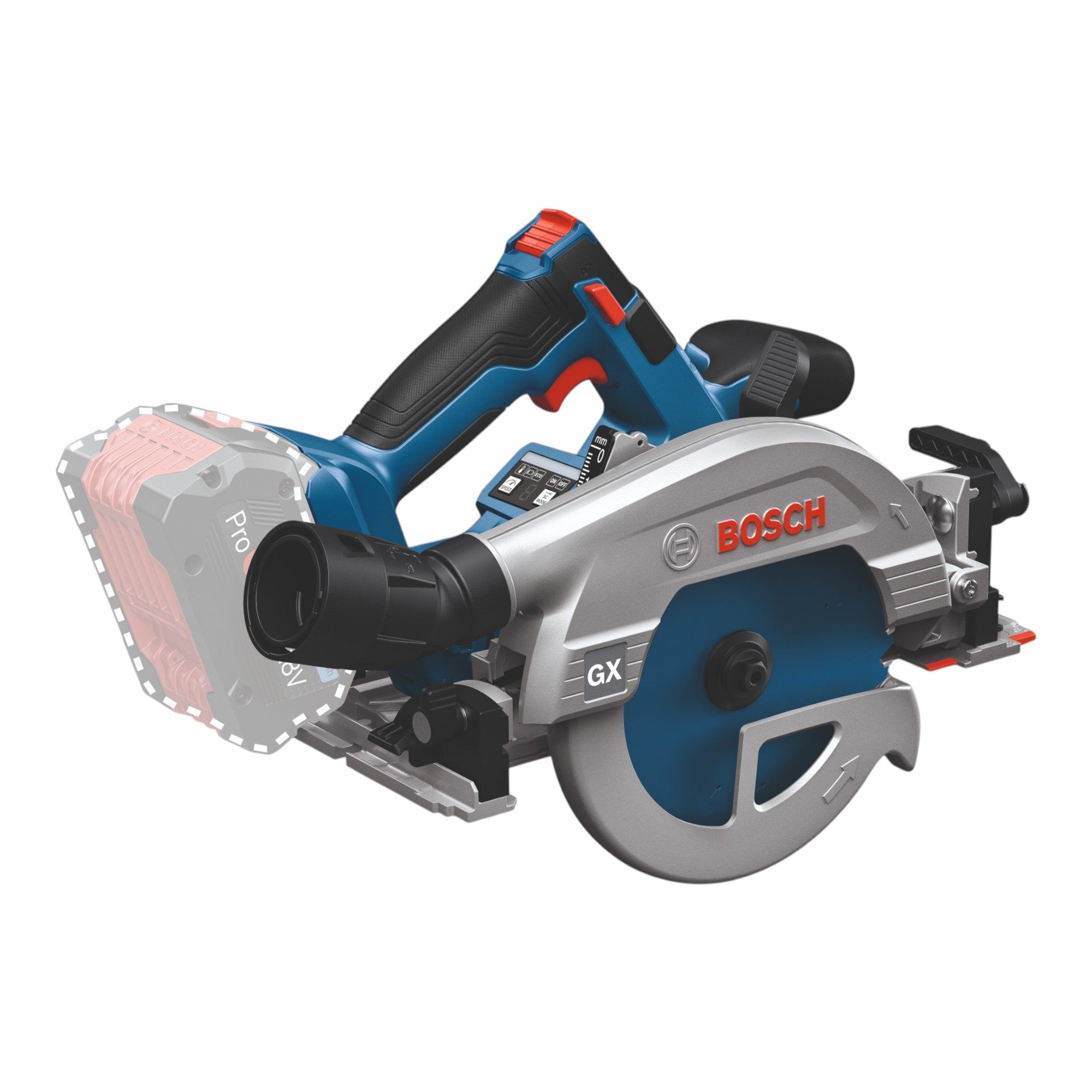 Bosch GKS 18V 57 2 GX Professional Akku Kreissaege 18 V 165 mm Brushless 2x ProCORE Akku 8 0 Ah Ladegeraet L Boxx 1 - toolbrothers