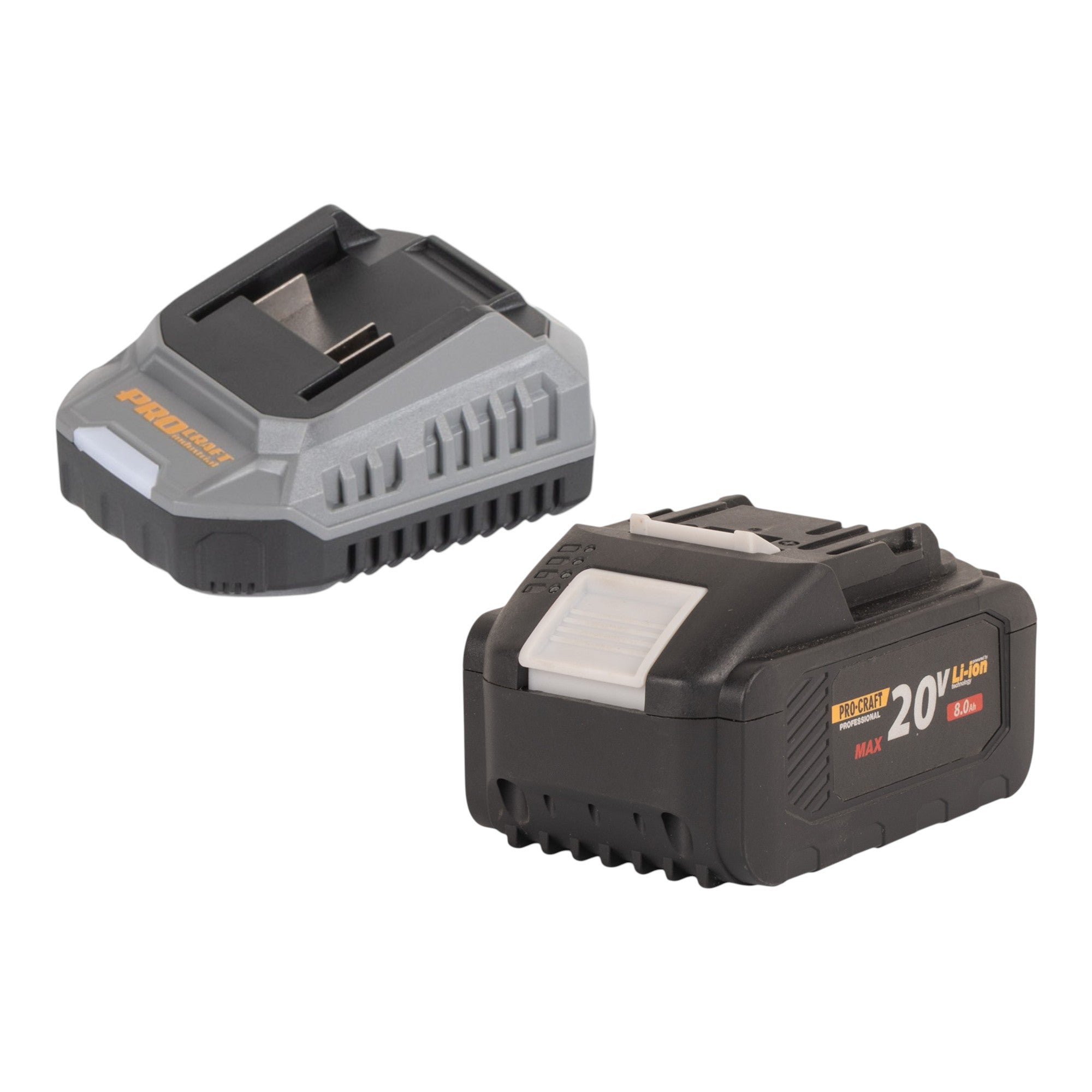 Procraft PZA24bb Akku Heckenschere 20 V 510 mm Brushless 1x Akku 8 0 Ah Ladegeraet 2 - toolbrothers
