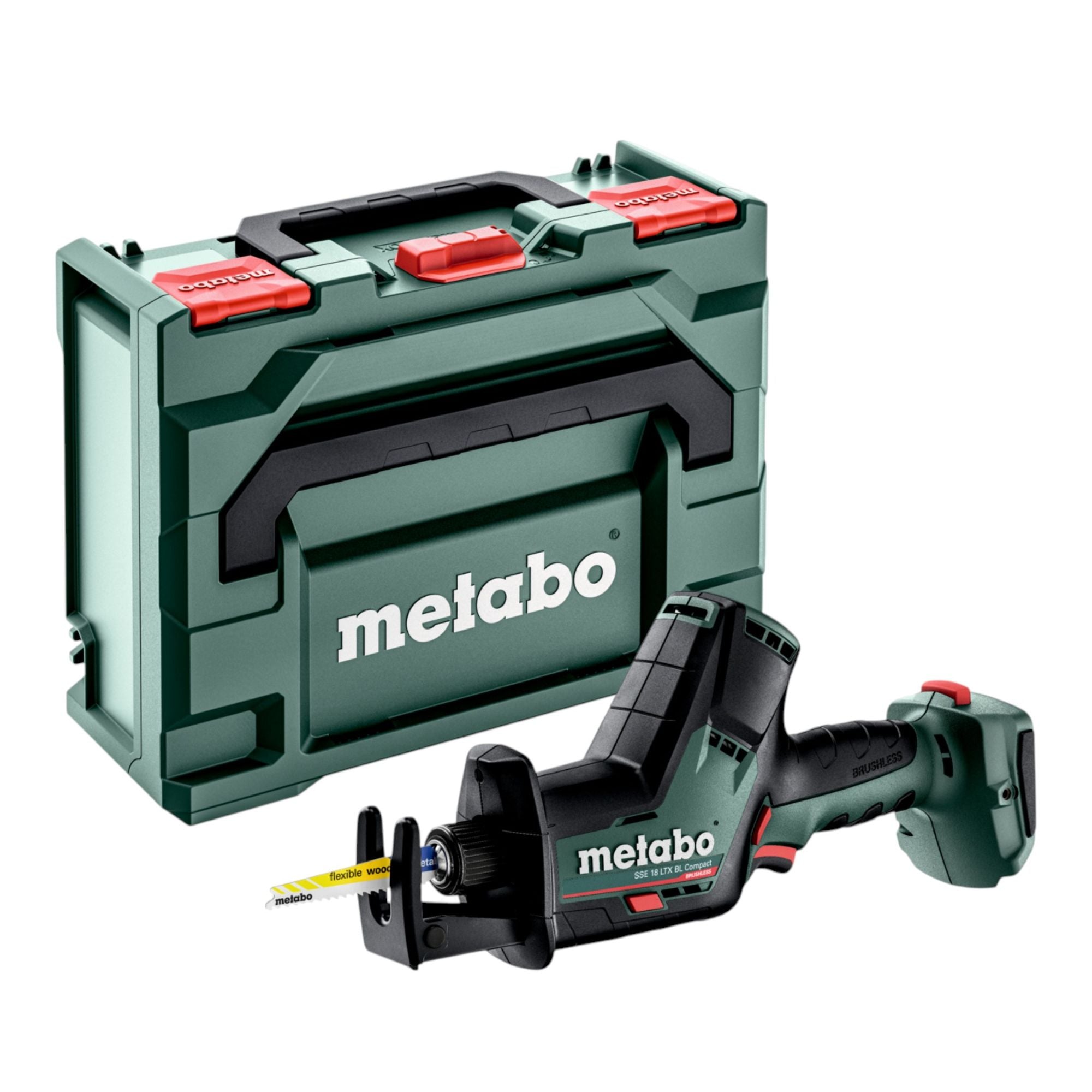 Metabo SSE 18 LTX BL Compact Akku Saebelsaege 18 V metaBOX 602366840 ohne Akku ohne Ladegeraet 0 - toolbrothers