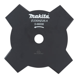 Makita D-66008 4-Zahn-Schlagmesser 230 x 25,4 mm für Sensen und Freischneider