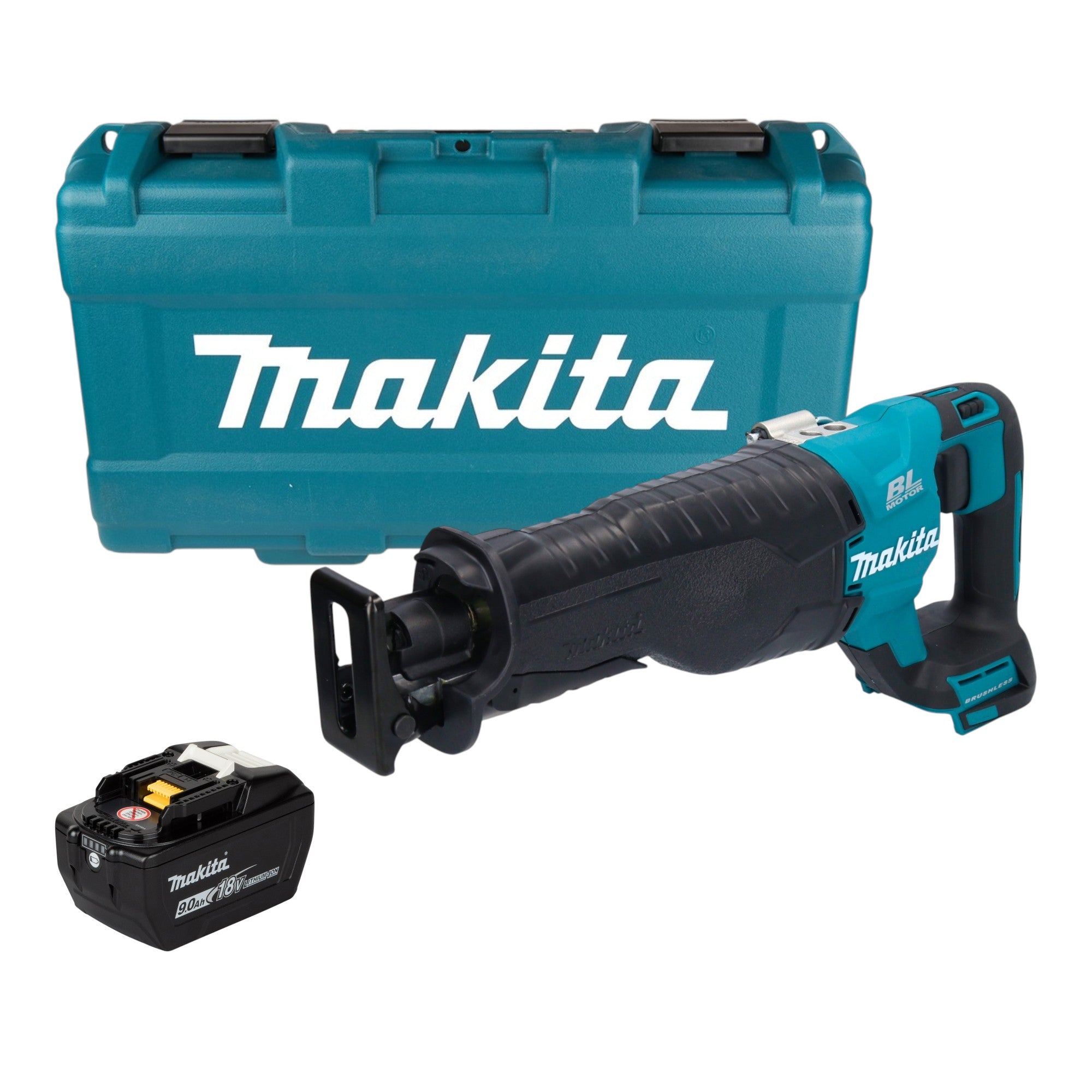 Makita DJR 187 ZK Akku Reciprosaege Saebelsaege 18 V Brushless 1x Akku 9 0 Ah Koffer ohne Ladegeraet 0 - toolbrothers