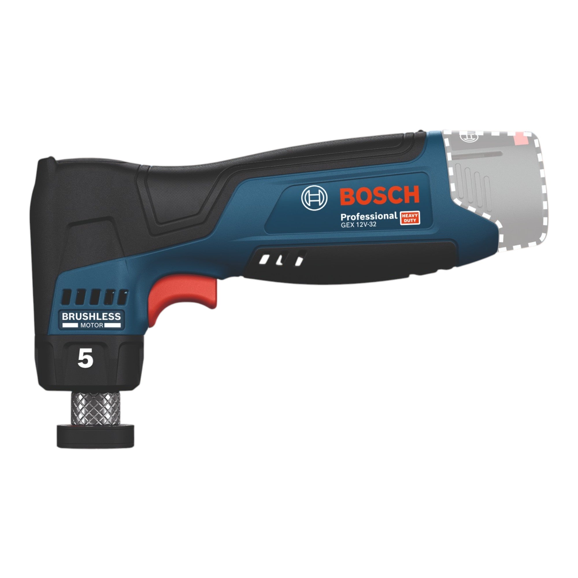 Bosch GEX 12V 32 Akku Exzenterschleifer 12 V 32 mm Brushless 1x Akku 2 0 Ah ohne Ladegeraet 1 - toolbrothers