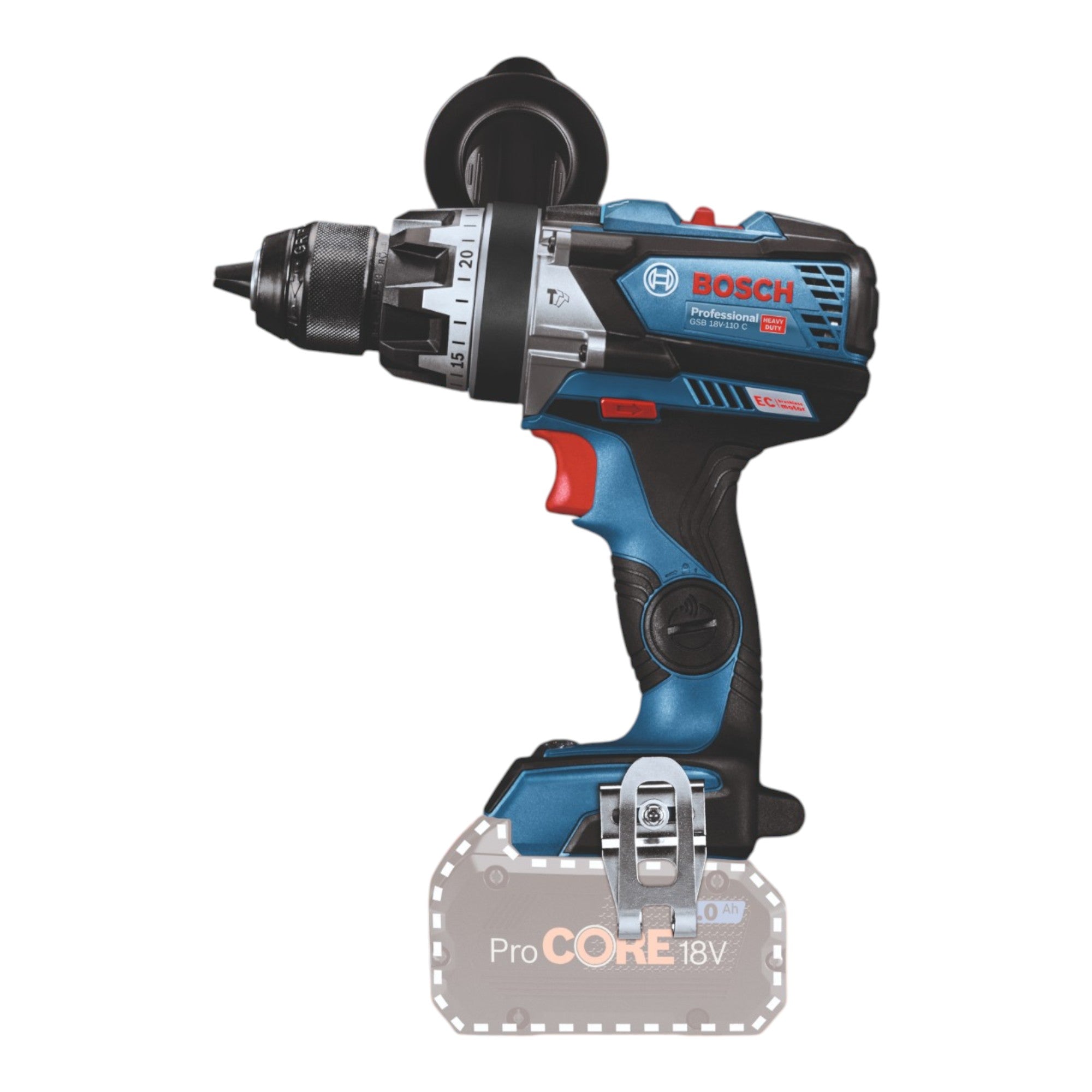 Bosch GSB 18V 110 C Professional Akku Schlagbohrschrauber 18 V 110 Nm Brushless 2x ProCORE Akku 5 5 Ah Ladegeraet 3 - toolbrothers
