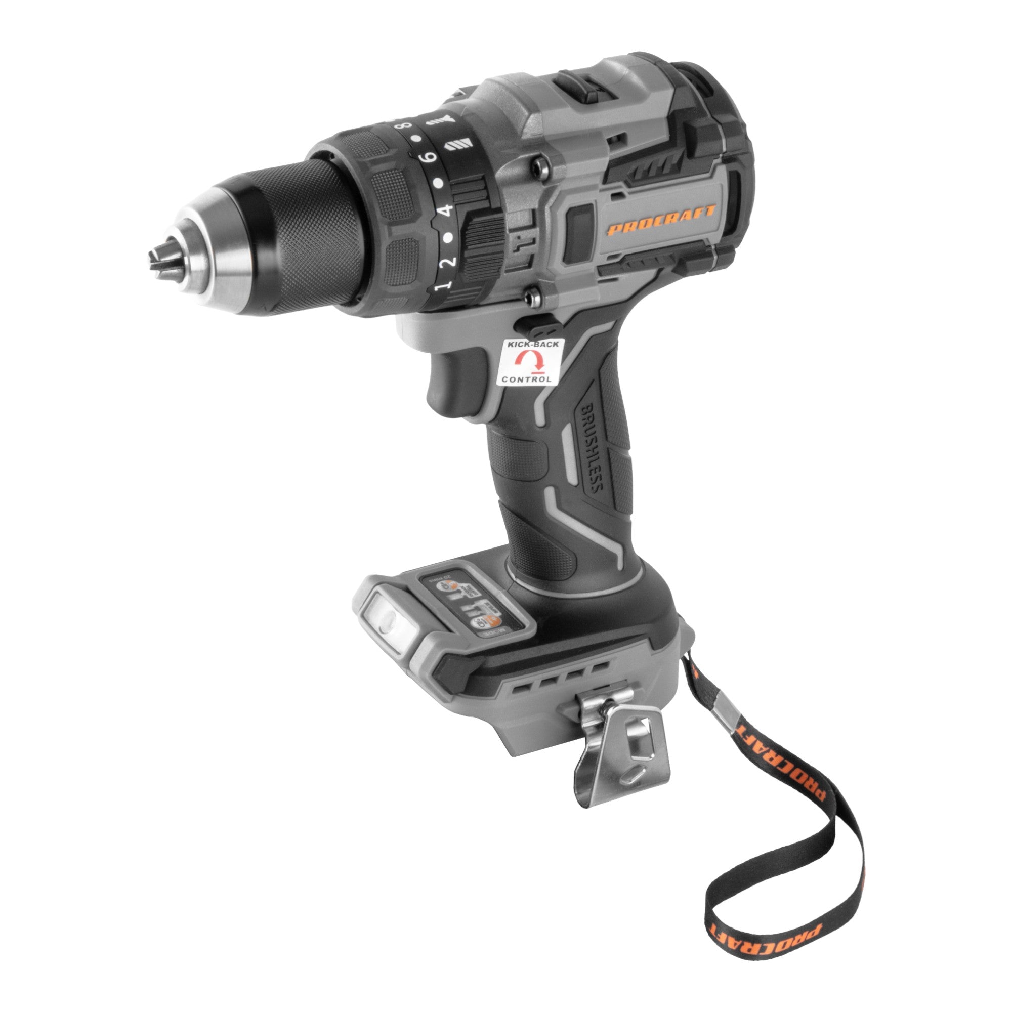 Procraft Industrial CD20B BB Akku Schlagbohrschrauber 20 V 150 Nm Brushless Solo ohne Akku ohne Ladegeraet 0 - toolbrothers