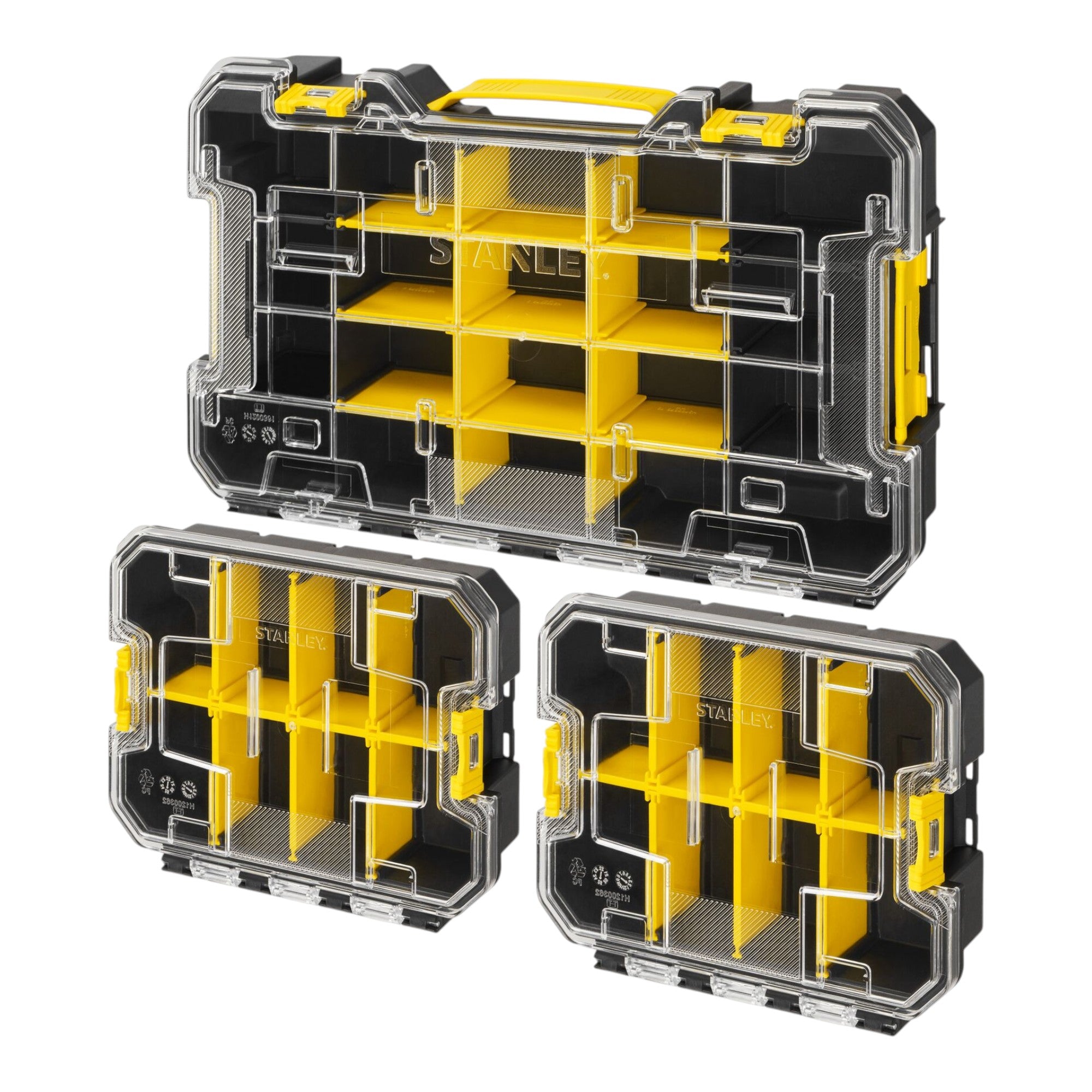 Stanley Fatmax PRO STACK Organizer Set 3 teilig 450 x 225 x 140 mm modular FMST61150 1  0 - toolbrothers