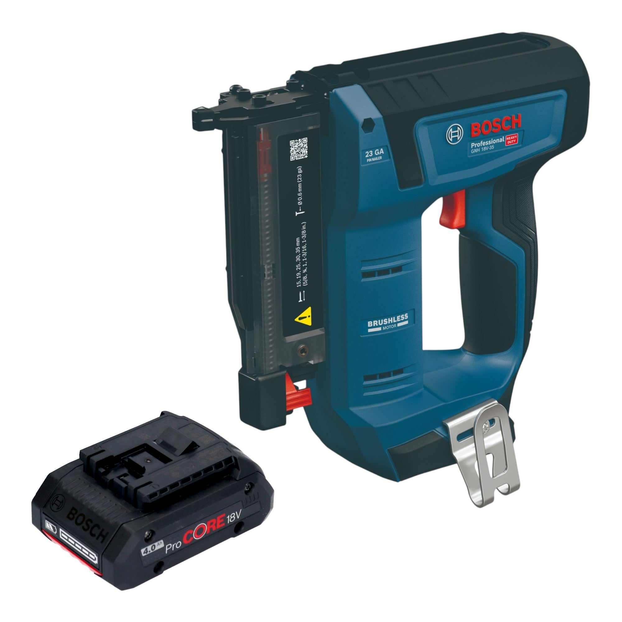 Bosch GNH 18V 35 Akku Holznagler 18 V 0 6 x 15 35 mm Brushless 1x ProCORE Akku 4 0 Ah ohne Ladegeraet 0 - toolbrothers