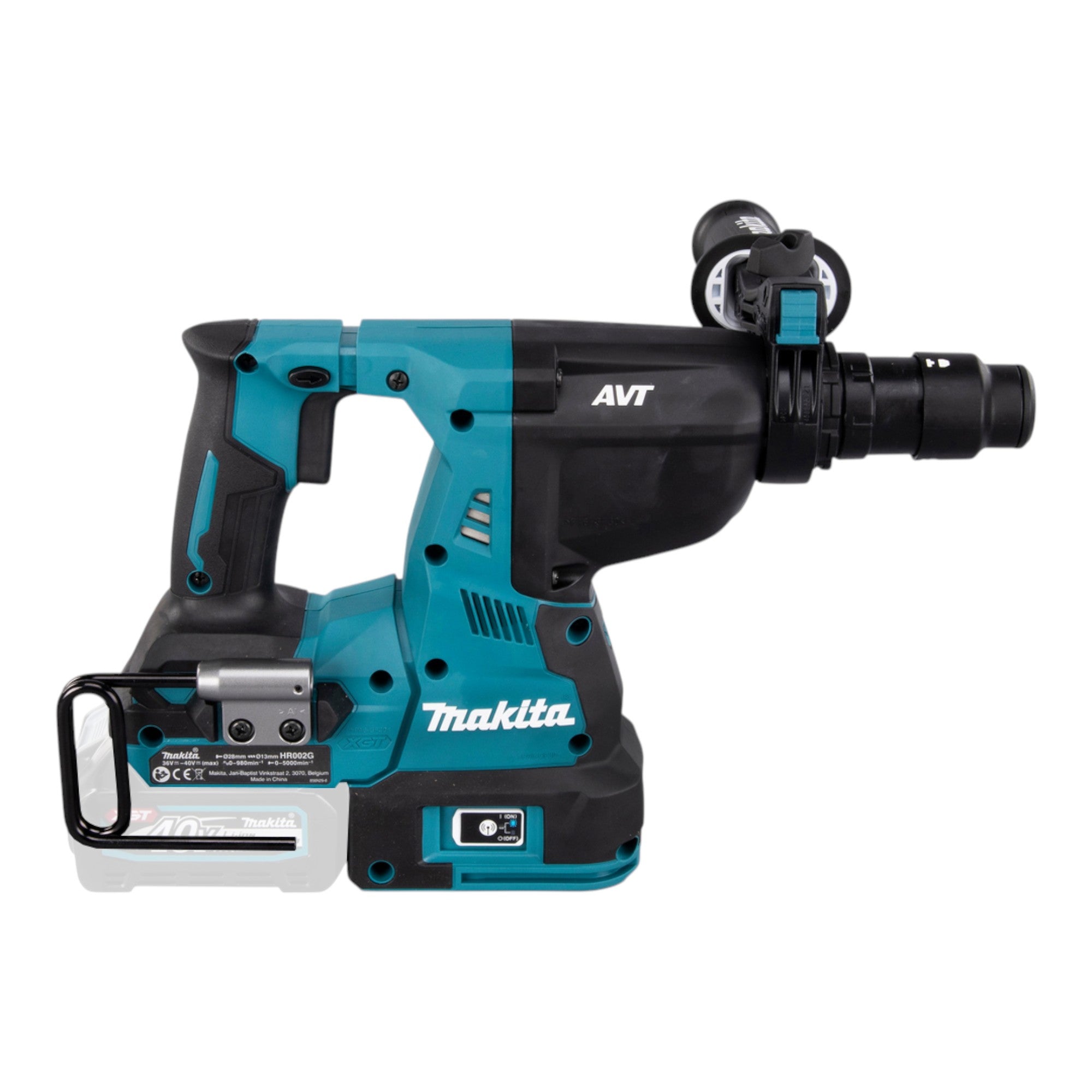 Makita HR 002 GU201 Akku Bohrhammer 40 V max 2 9 J SDS plus Brushless 2x Akku 4 0 Ah Ladegeraet 4 - toolbrothers