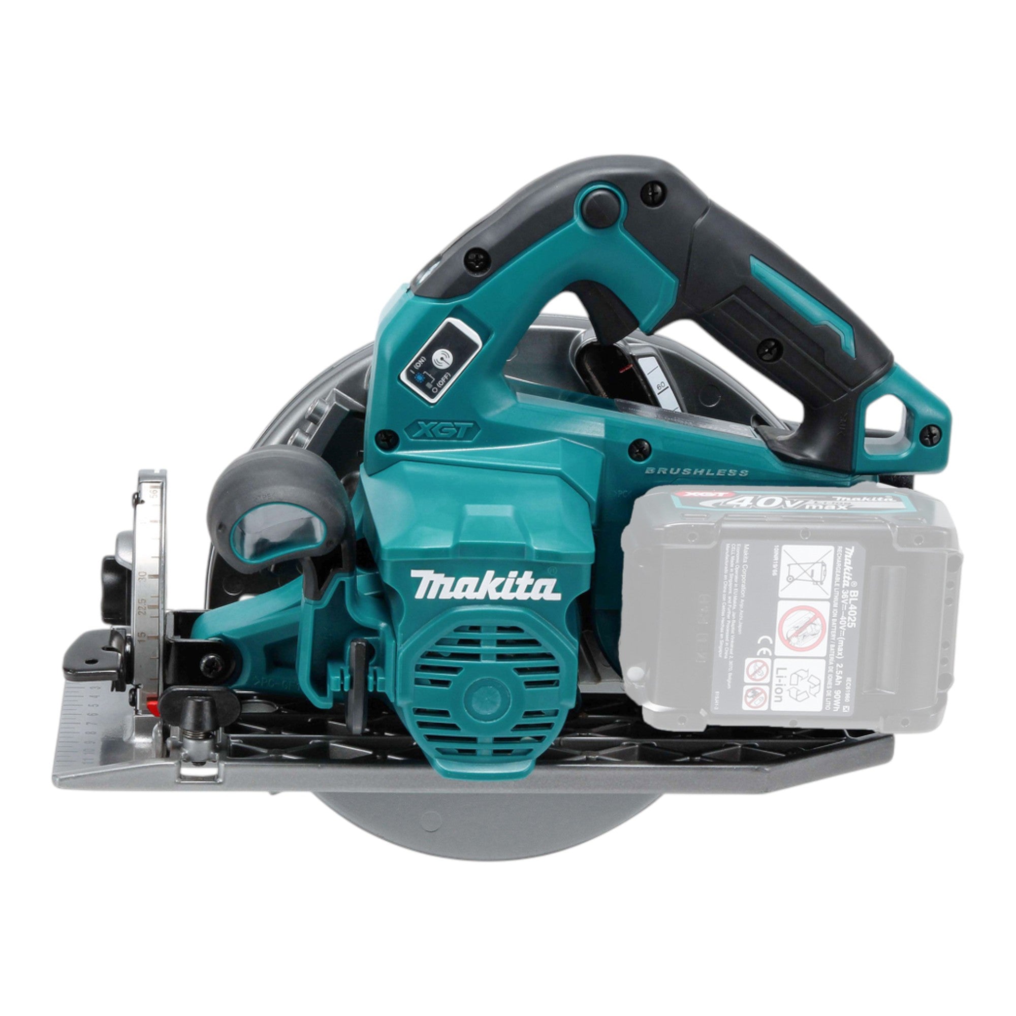 Makita HS 003 GD1 Akku Handkreissaege 40 V max 190 mm Brushless 1x Akku 2 5 Ah ohne Ladegeraet 4 - toolbrothers