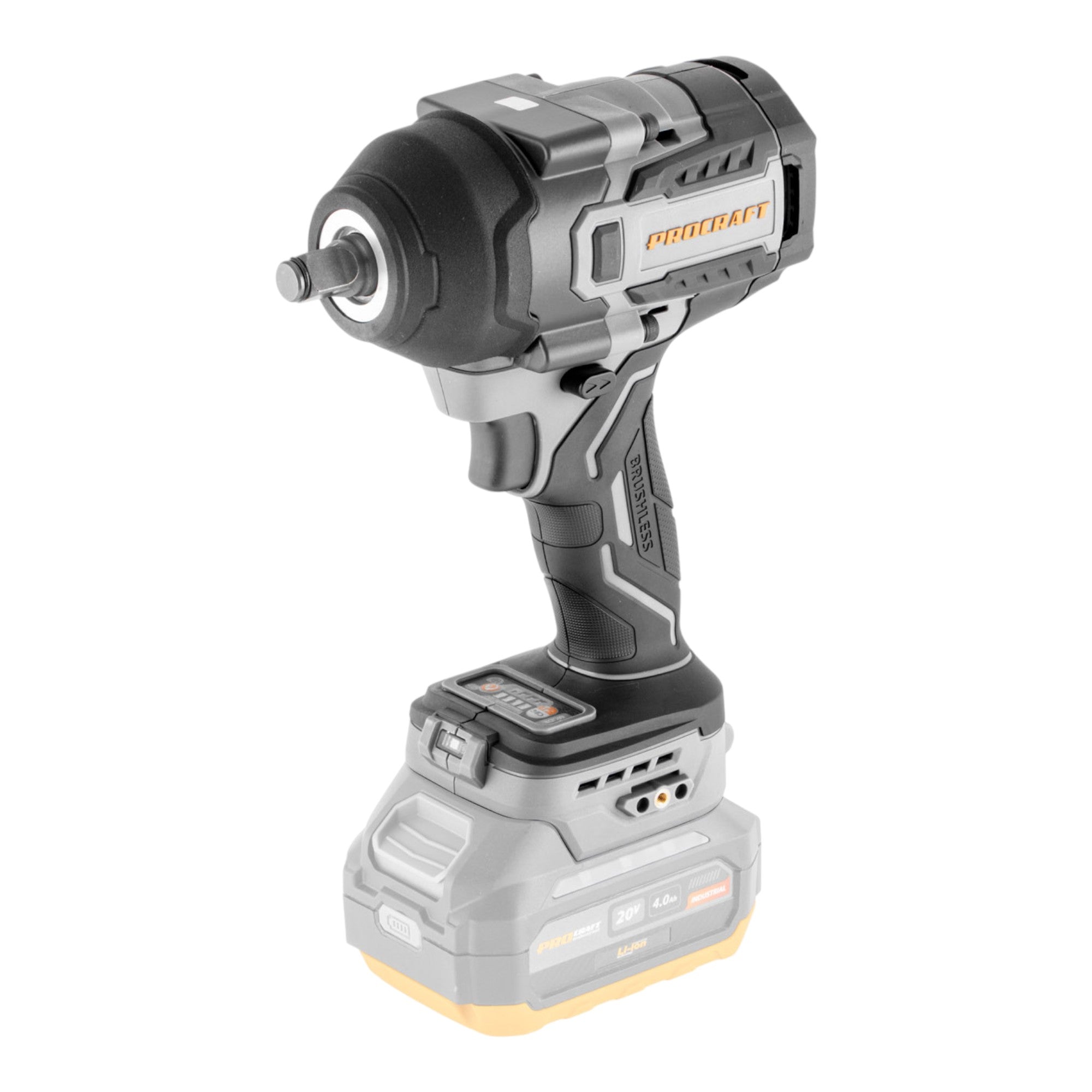 ProCraft Industrial IW850A BB Akku Schlagschrauber 20 V 850 Nm 1 2 Brushless 2x Akku 4 0 Ah Ladegeraet 1 - toolbrothers