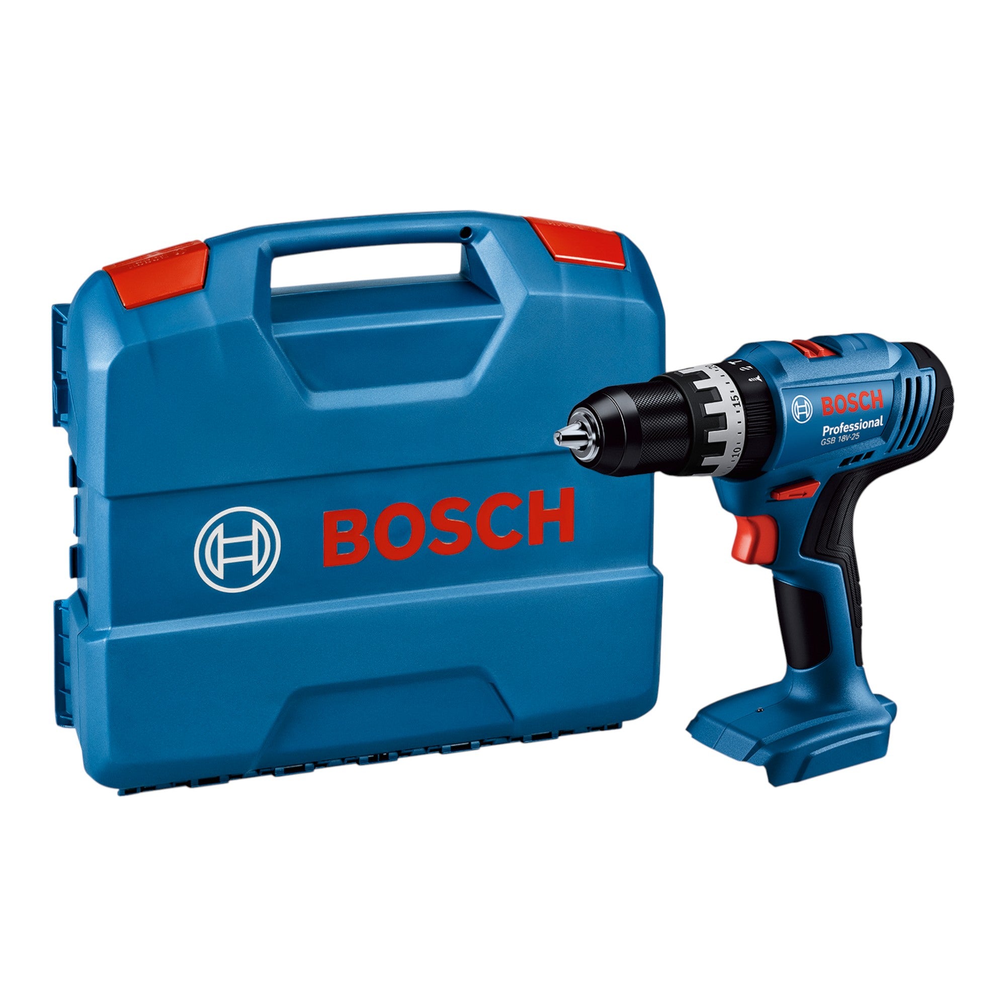 Bosch GSB 18V 25 Professional Akku Schlagbohrschrauber 18 V 56 Nm L Case ohne Akku ohne Ladegeraet 0 - toolbrothers