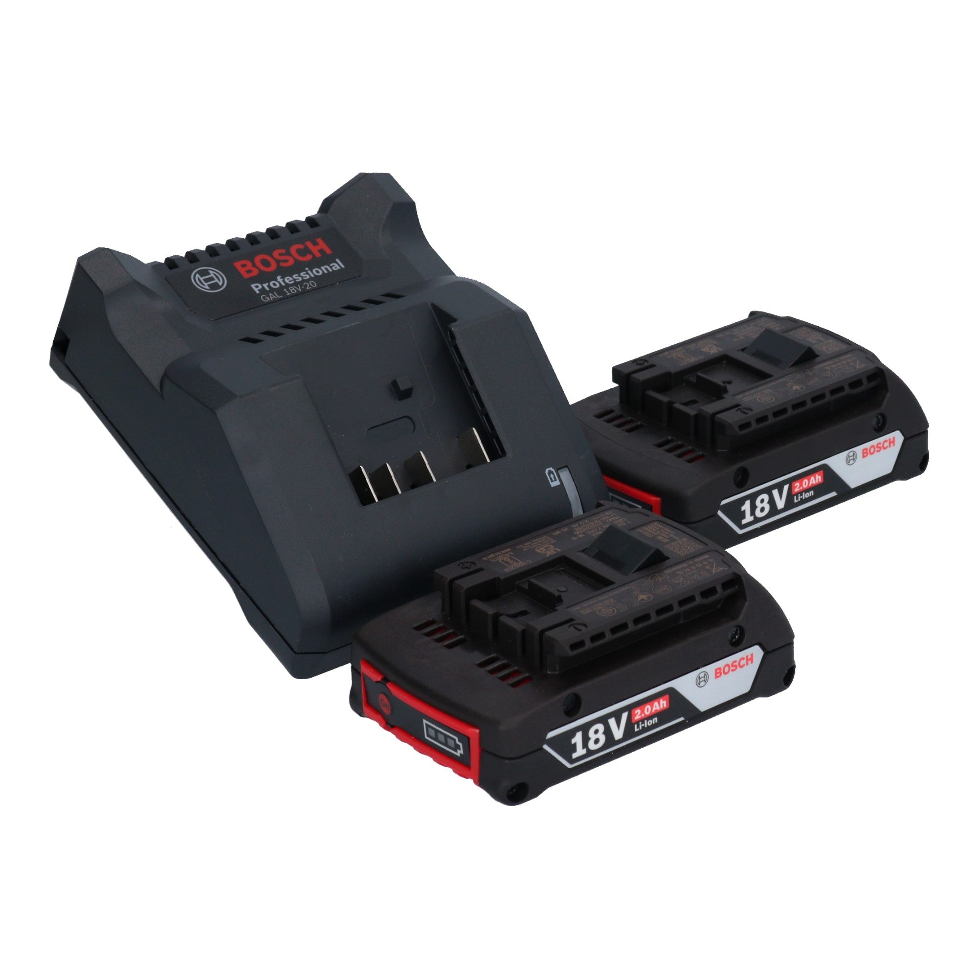 Bosch GSB 18V 25 Professional Akku Schlagbohrschrauber 18 V 56 Nm 06019K9303 2x Akku 2 0 Ah Ladegeraet L Case 3 - toolbrothers