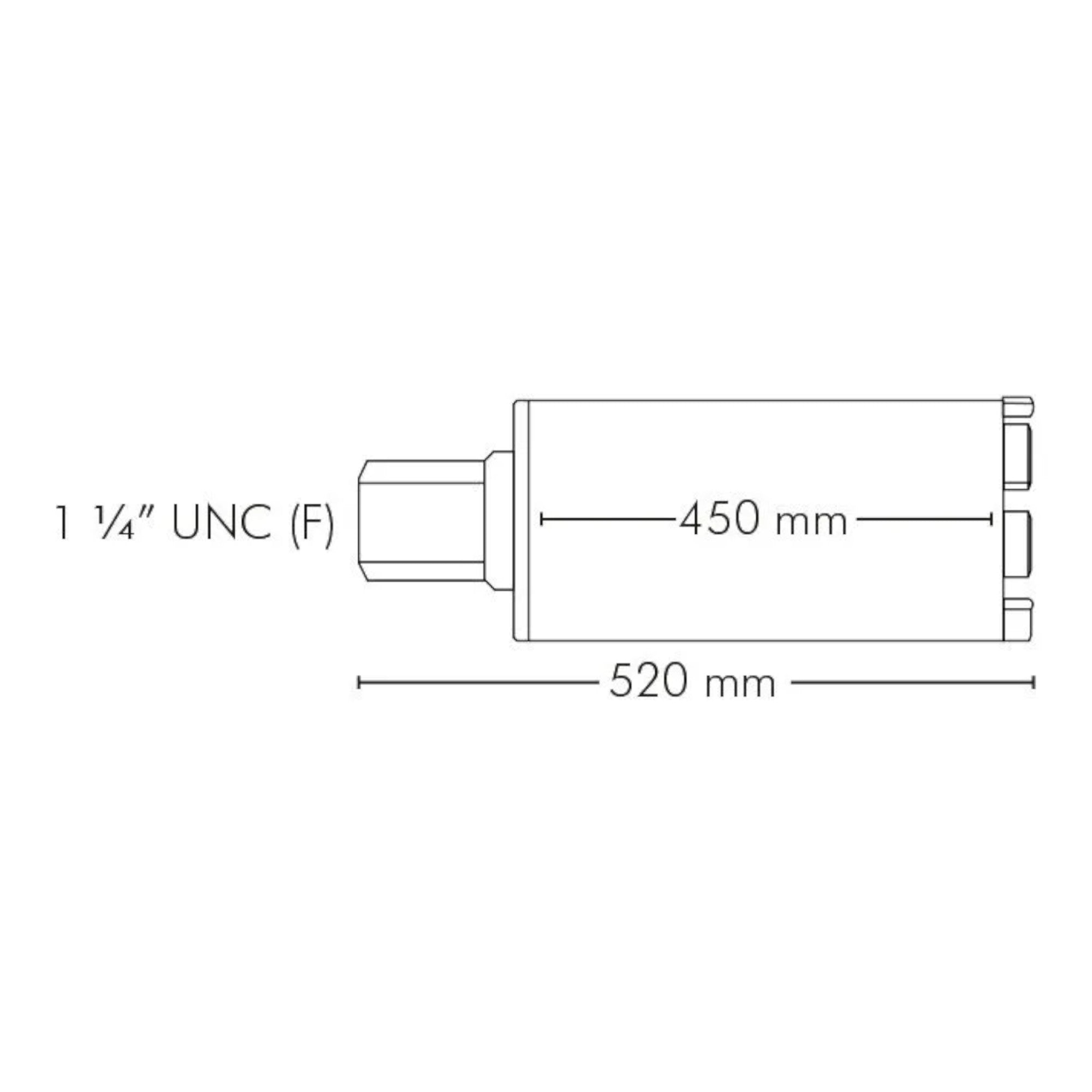 Marcrist WCU750X Diamant Nass Bohrkrone 102 x 450 mm fuer Staender Einsatz Beton armierter Beton Kalksandstein Klinker 3 - toolbrothers