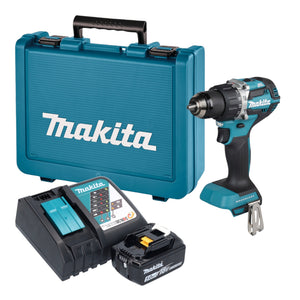 Makita DDF 484 RT1E Akku Bohrschrauber 18 V 54 Nm Brushless + 1x Akku 5,0 Ah + Ladegerät + Koffer