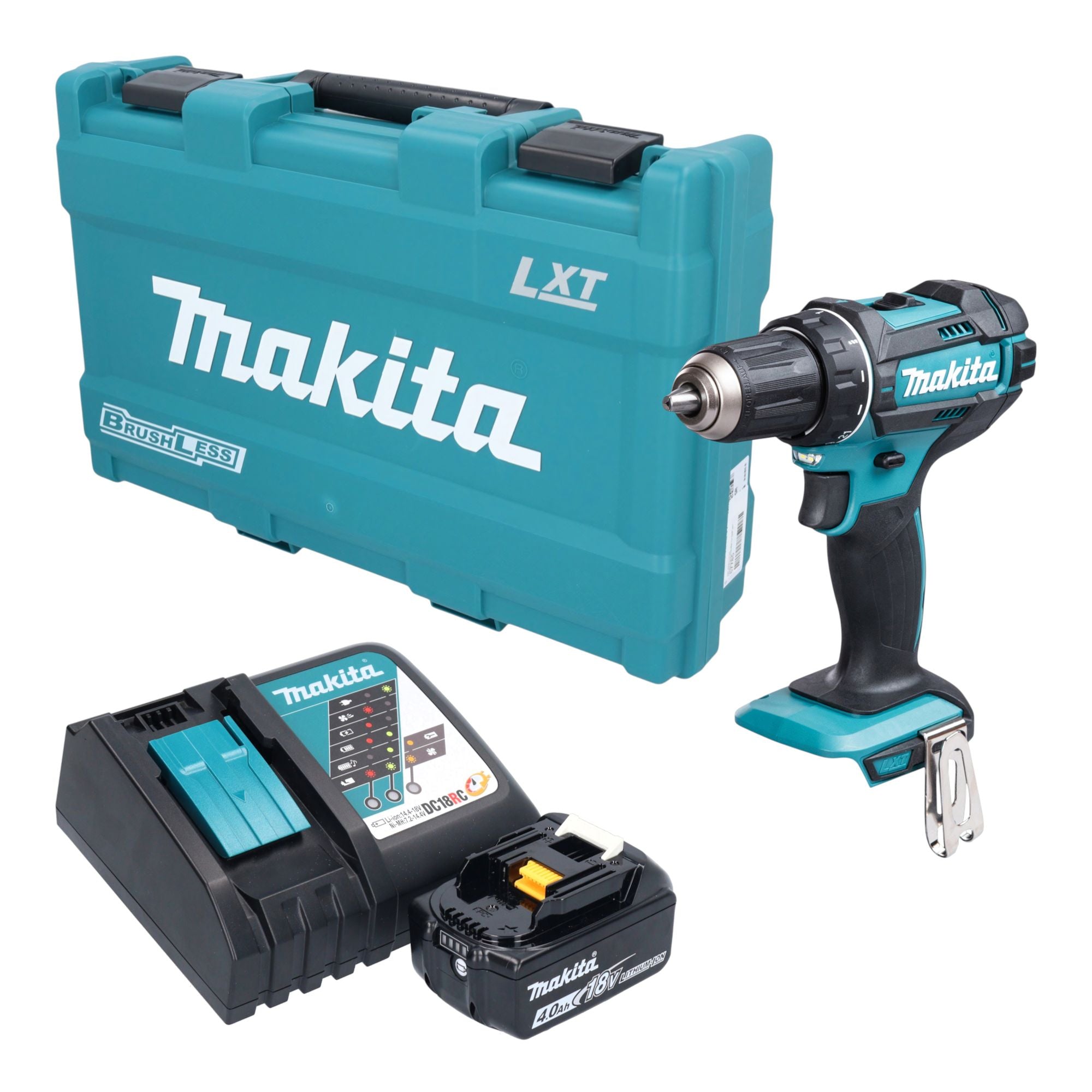 Makita DDF 482 RM1K Akku Bohrschrauber 18 V 62 Nm 1x Akku 4 0 Ah Ladegeraet Koffer 0 - toolbrothers